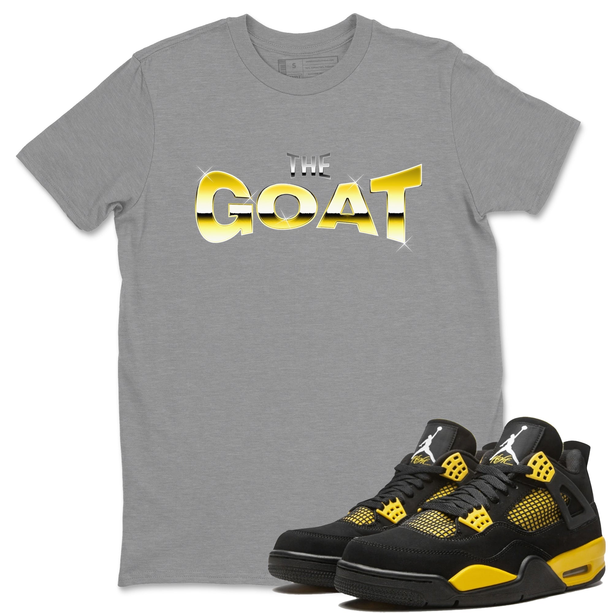 The Goat Unisex Tops - Air Jordan 4 Thunder