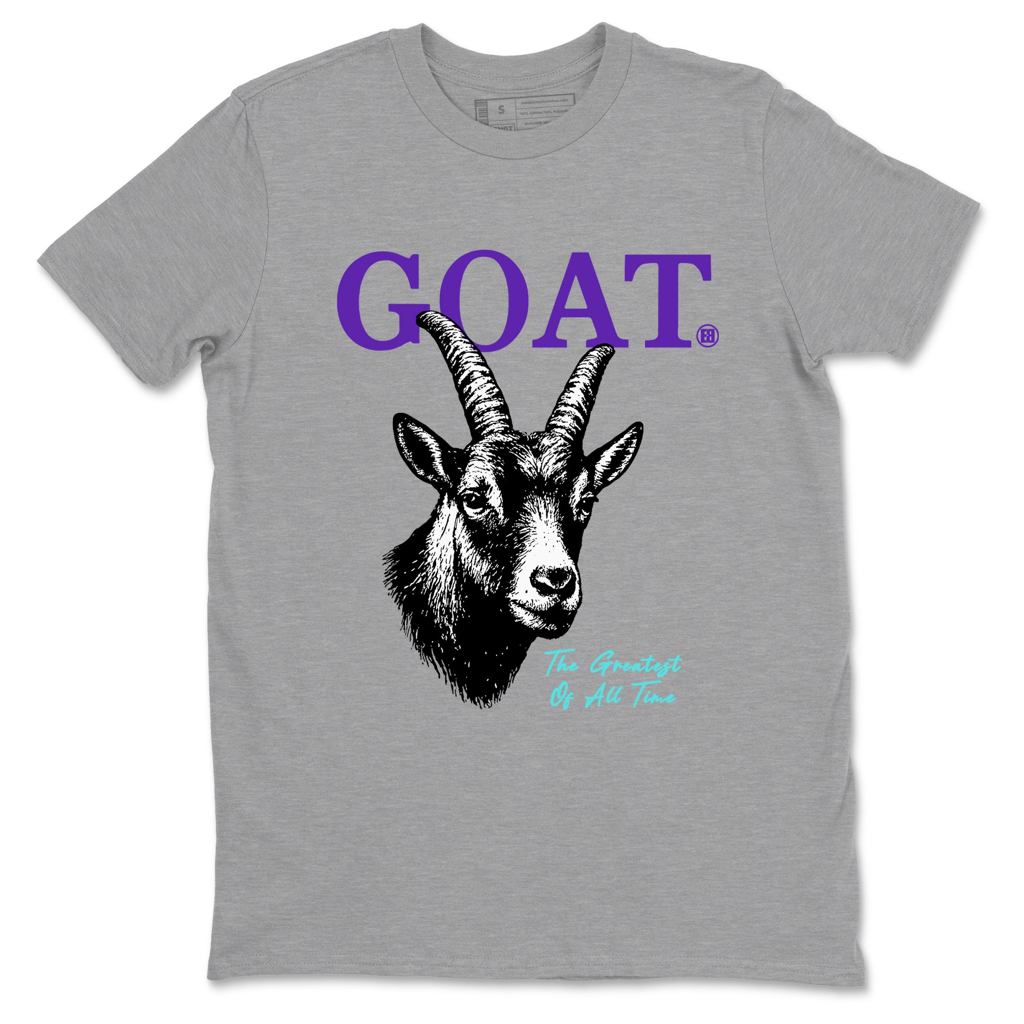 The Greatest Of All Time snkmatch Tees - Air Jordan 5 Grape