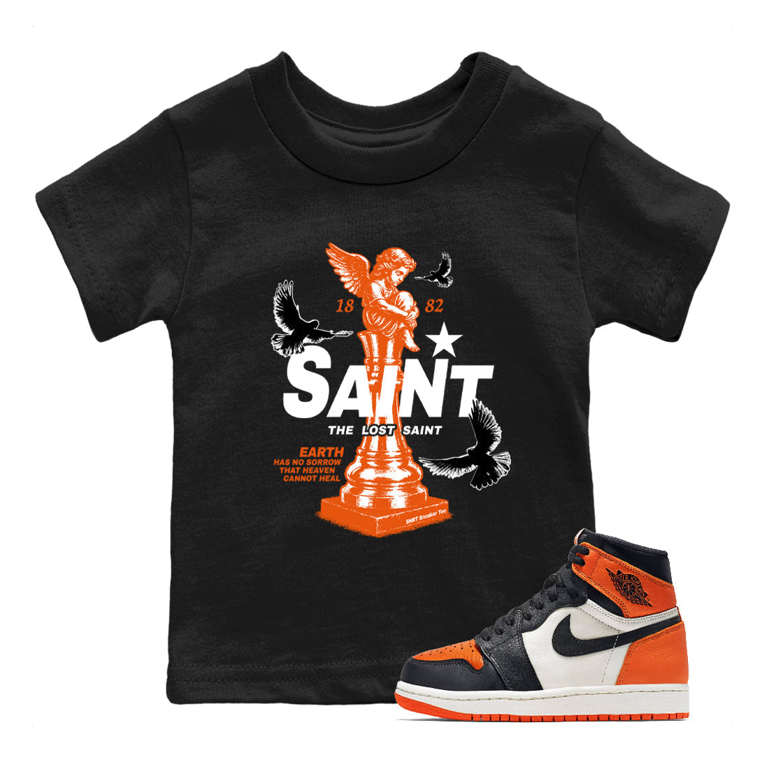 The Lost Saint snkmatch Tees Kids - Air Jordan 1 Shattered Backboard