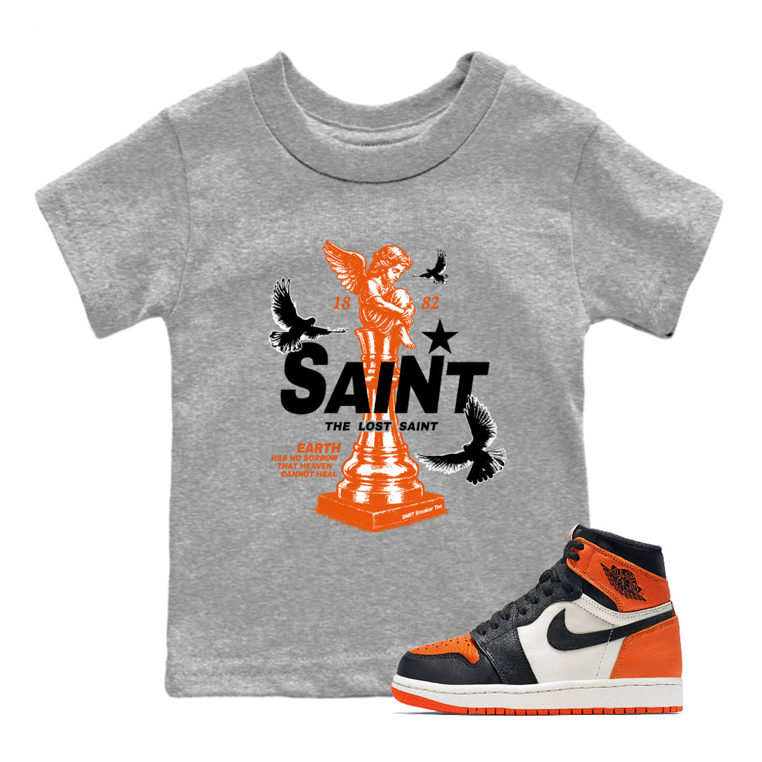 The Lost Saint snkmatch Tees Kids - Air Jordan 1 Shattered Backboard