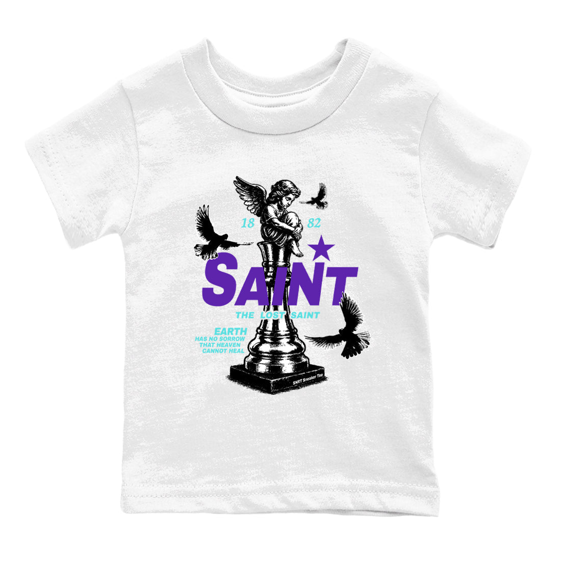 The Lost Saint snkmatch Tees Kids - Air Jordan 5 Grape