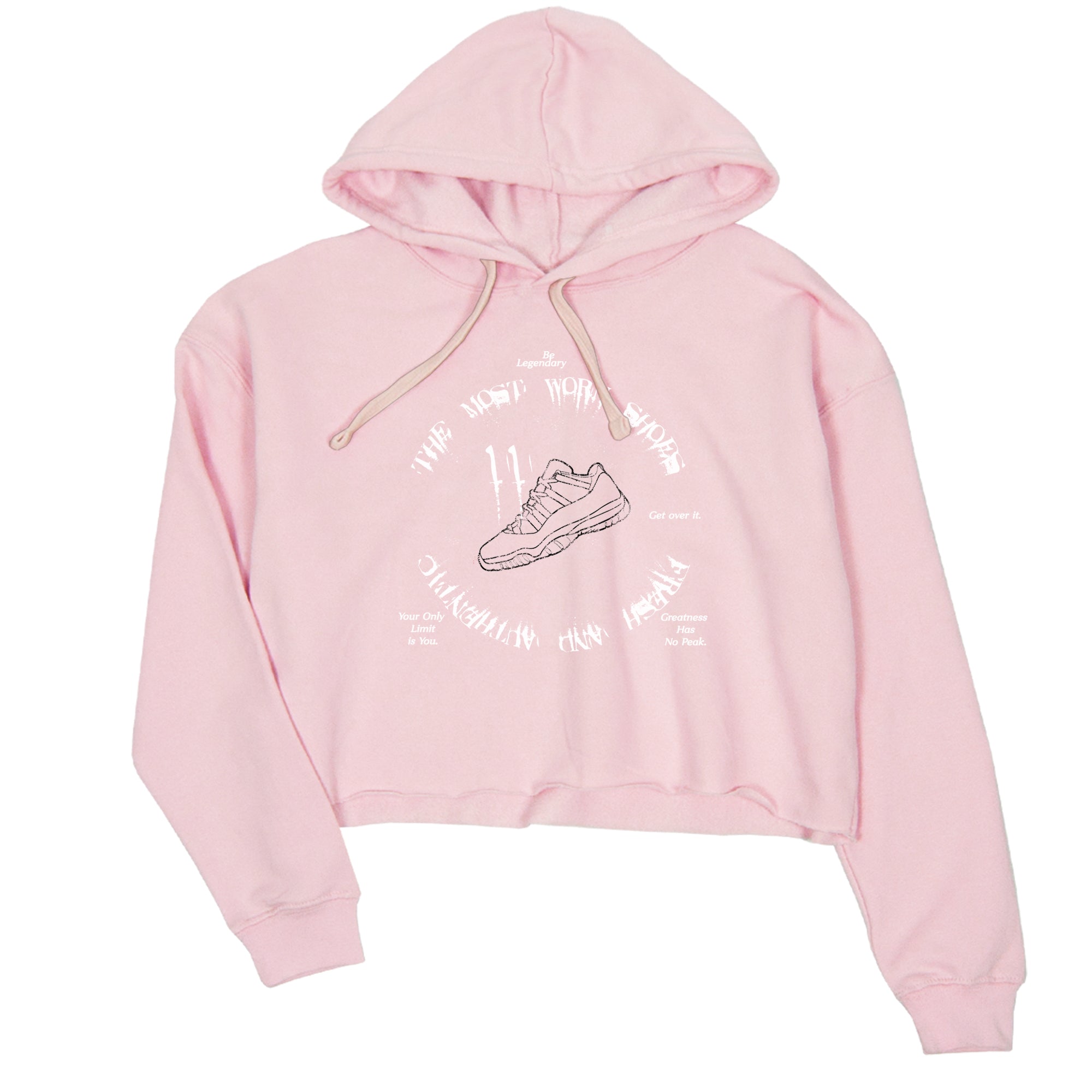 The Most Worn Shoes snkmatch Women's Top - Air Jordan 11 Legend Pink