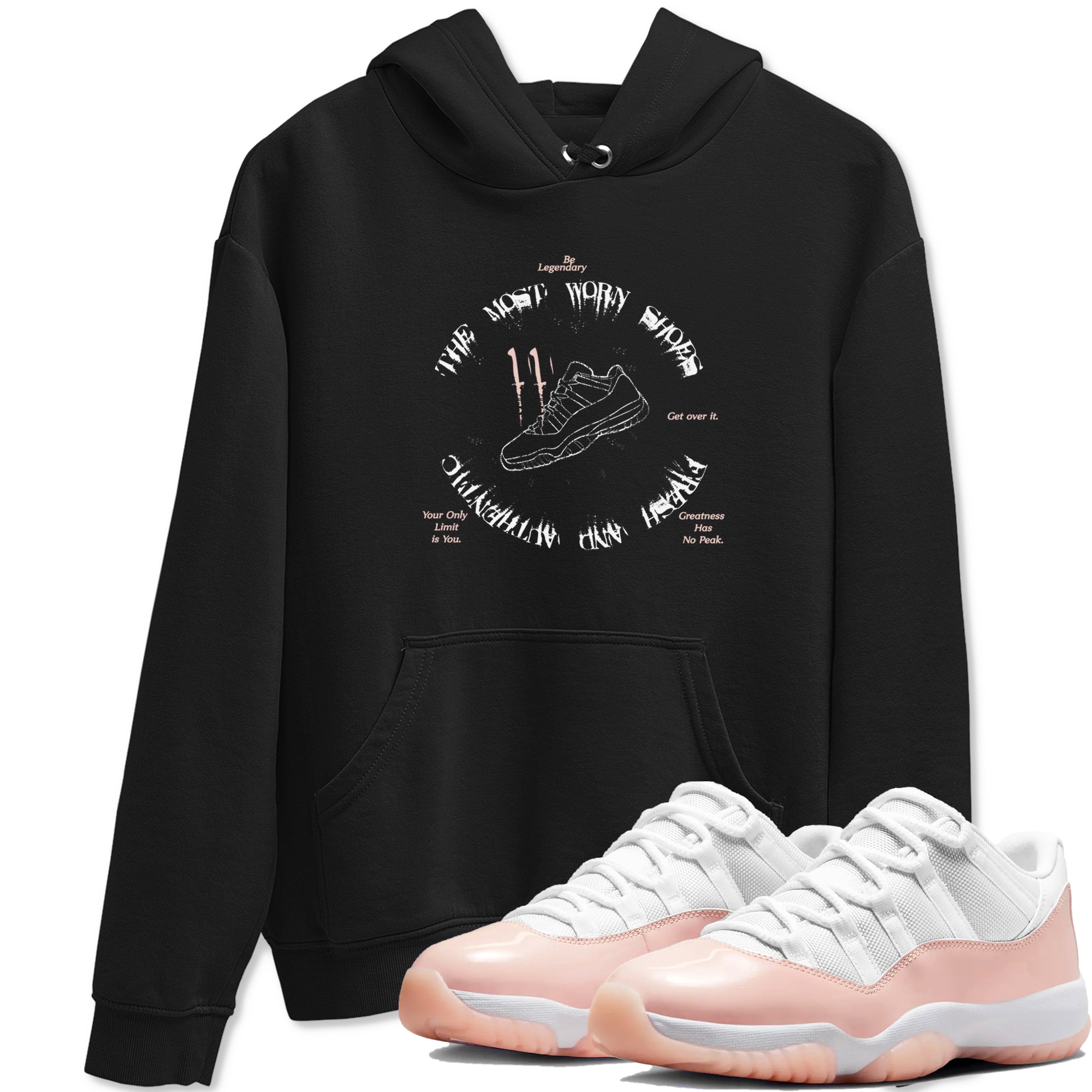 The Most Worn Shoes snkmatch Tees - Air Jordan 11 Legend Pink