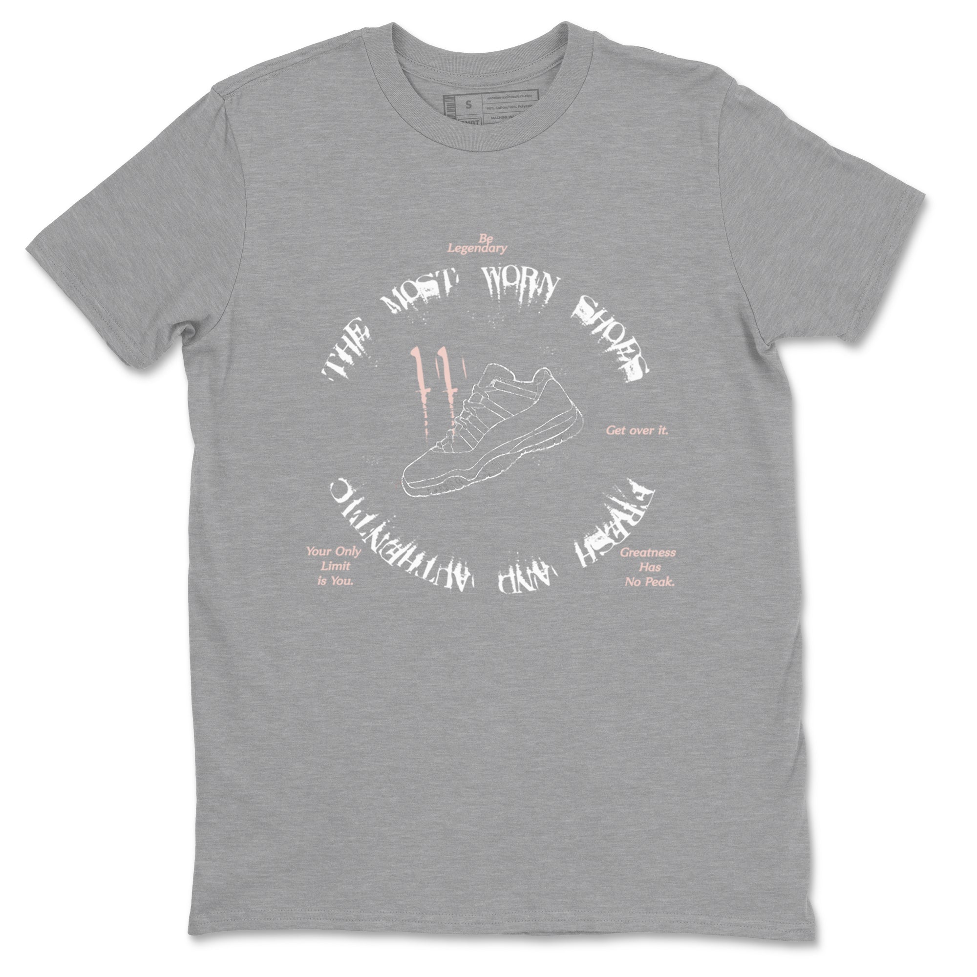 The Most Worn Shoes snkmatch Tees - Air Jordan 11 Legend Pink