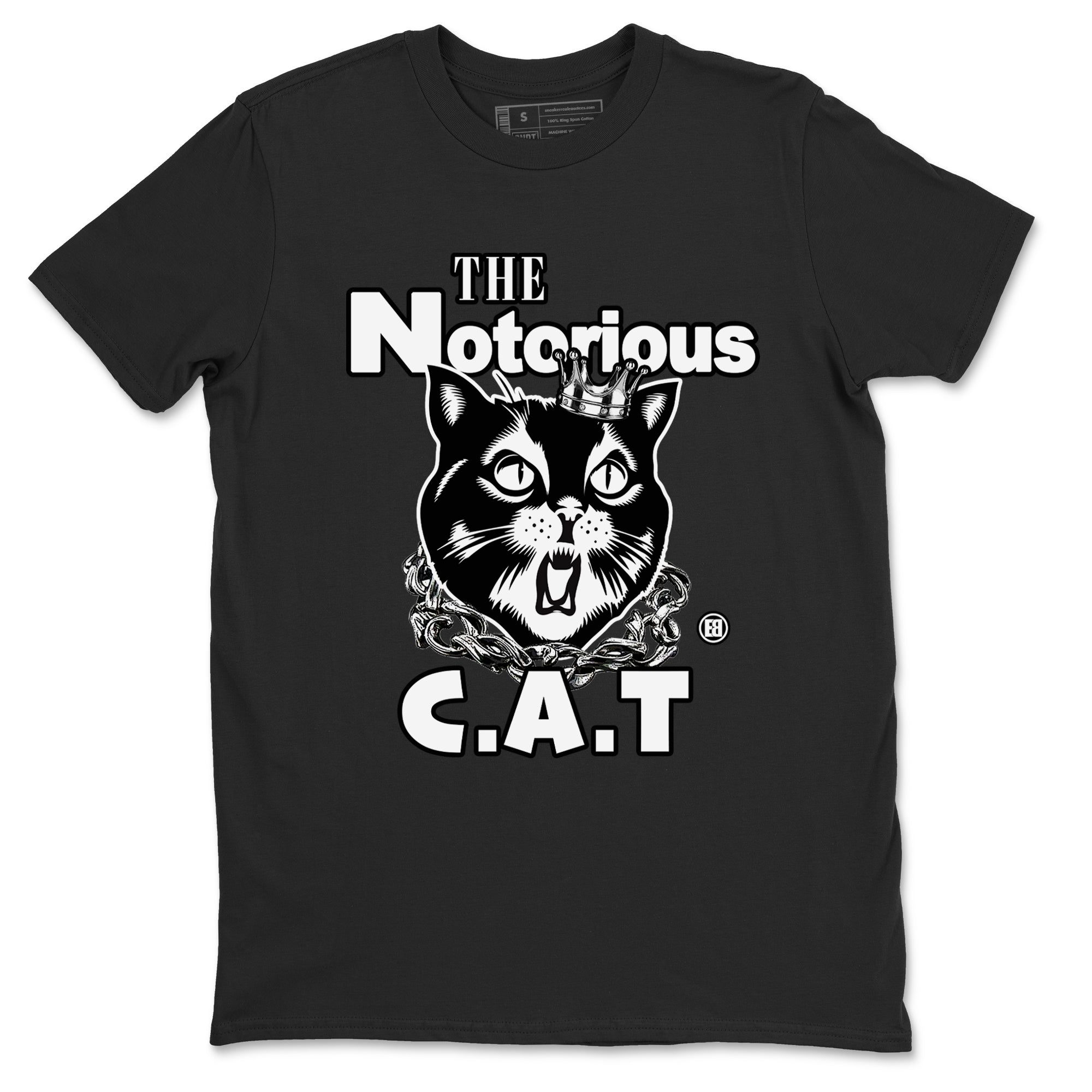 The Notorious Cat snkmatch Tees - Air Jordan 4 White Thunder