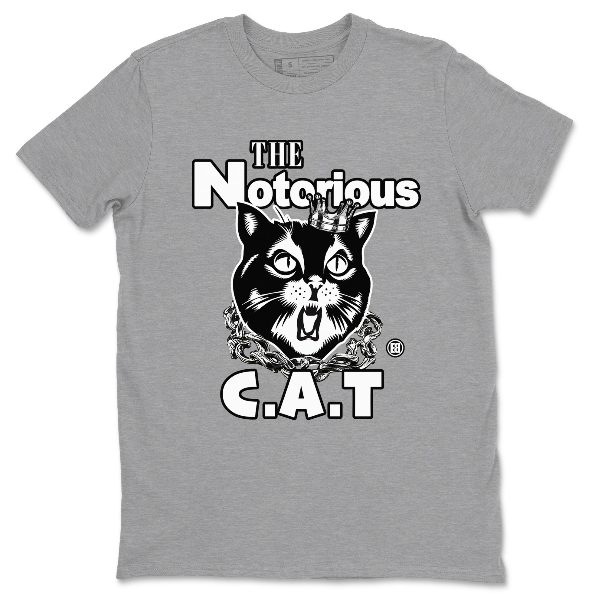 The Notorious Cat snkmatch Tees - Air Jordan 4 White Thunder