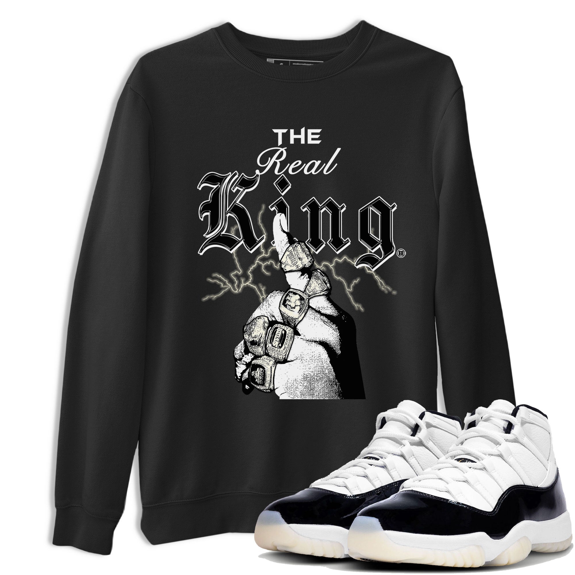 The Real King snkmatch Tee - Air Jordan 11 Gratitude