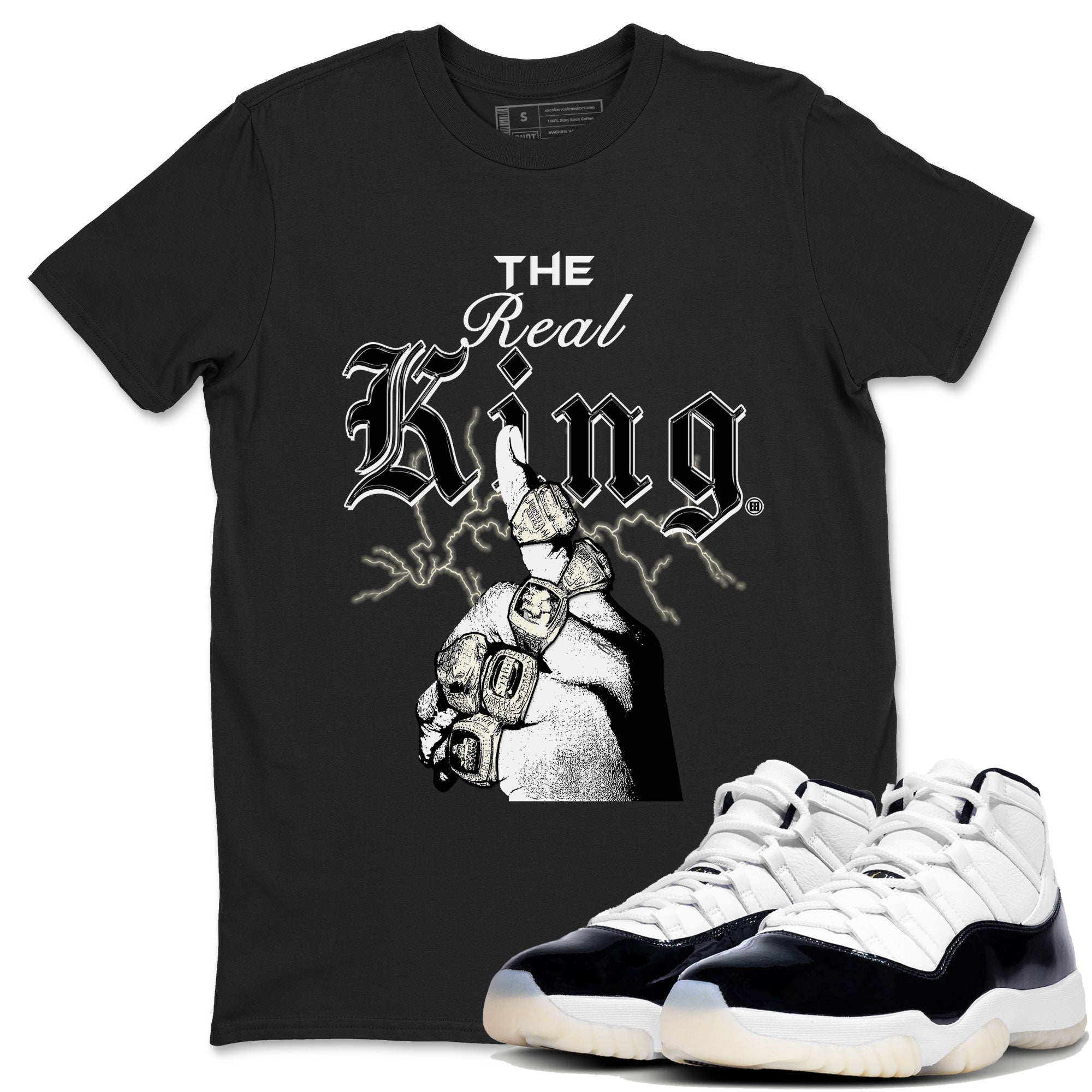 The Real King snkmatch Tee - Air Jordan 11 Gratitude