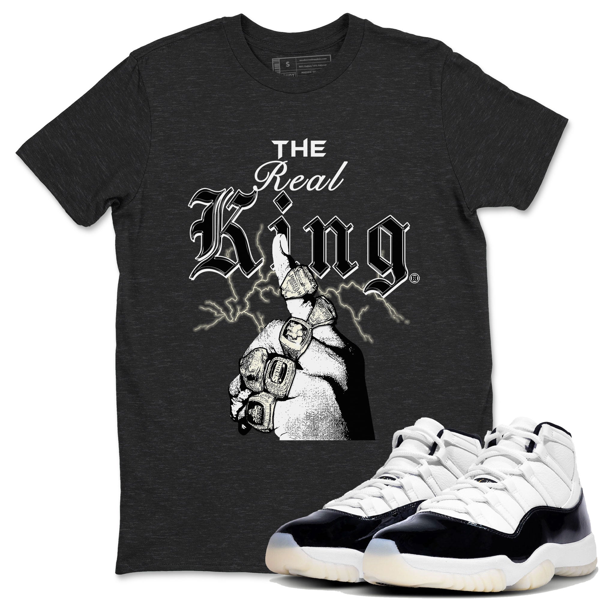 The Real King snkmatch Tee - Air Jordan 11 Gratitude