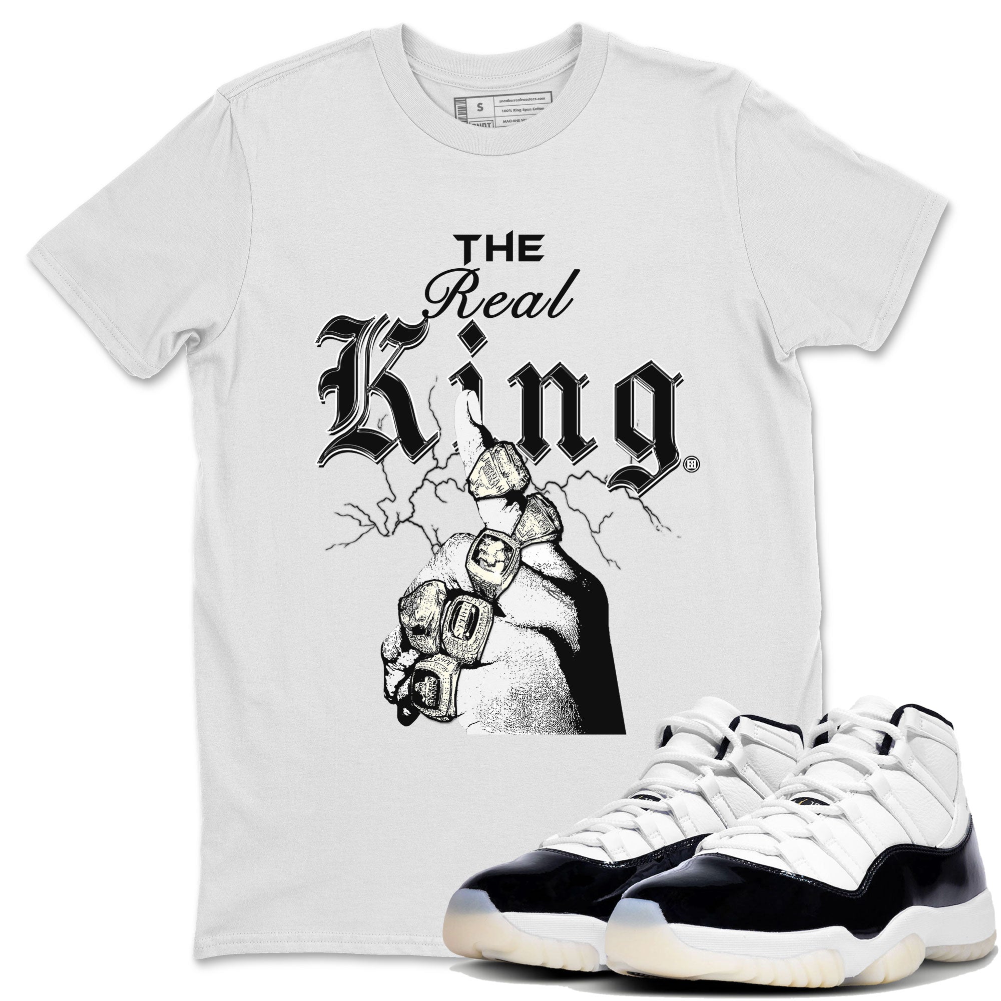 The Real King snkmatch Tee - Air Jordan 11 Gratitude