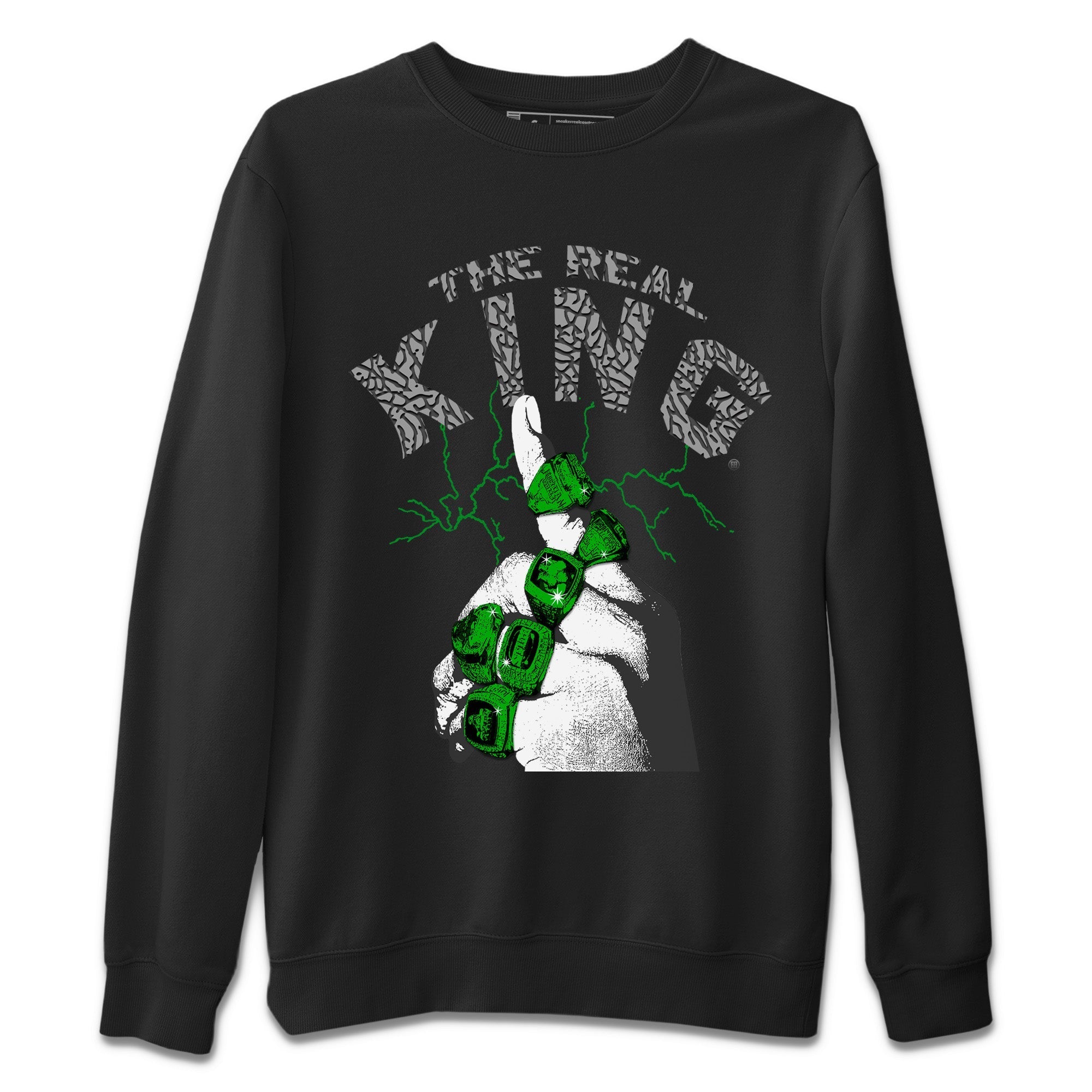 The Real King Unisex Tops - Air Jordan 3 Lucky Green