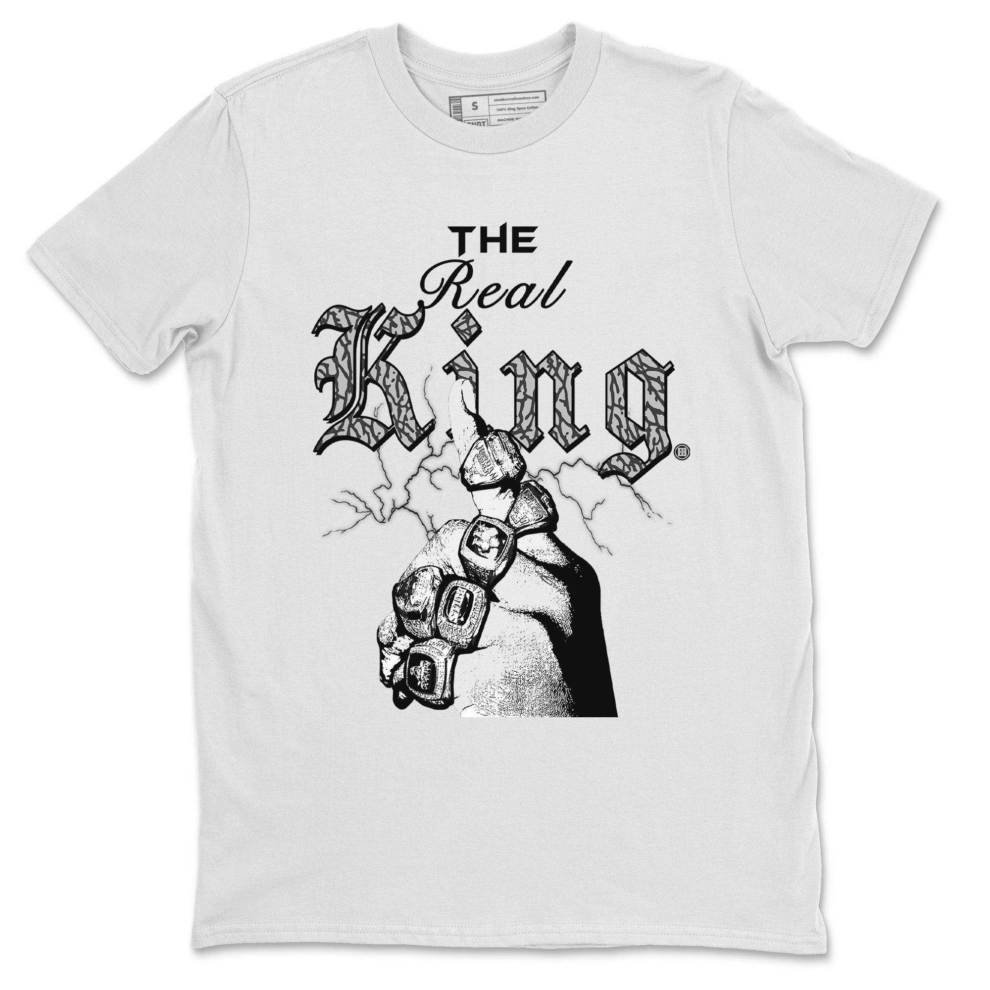 The Real King snkmatch Tee - Air Jordan 3 Off Noir