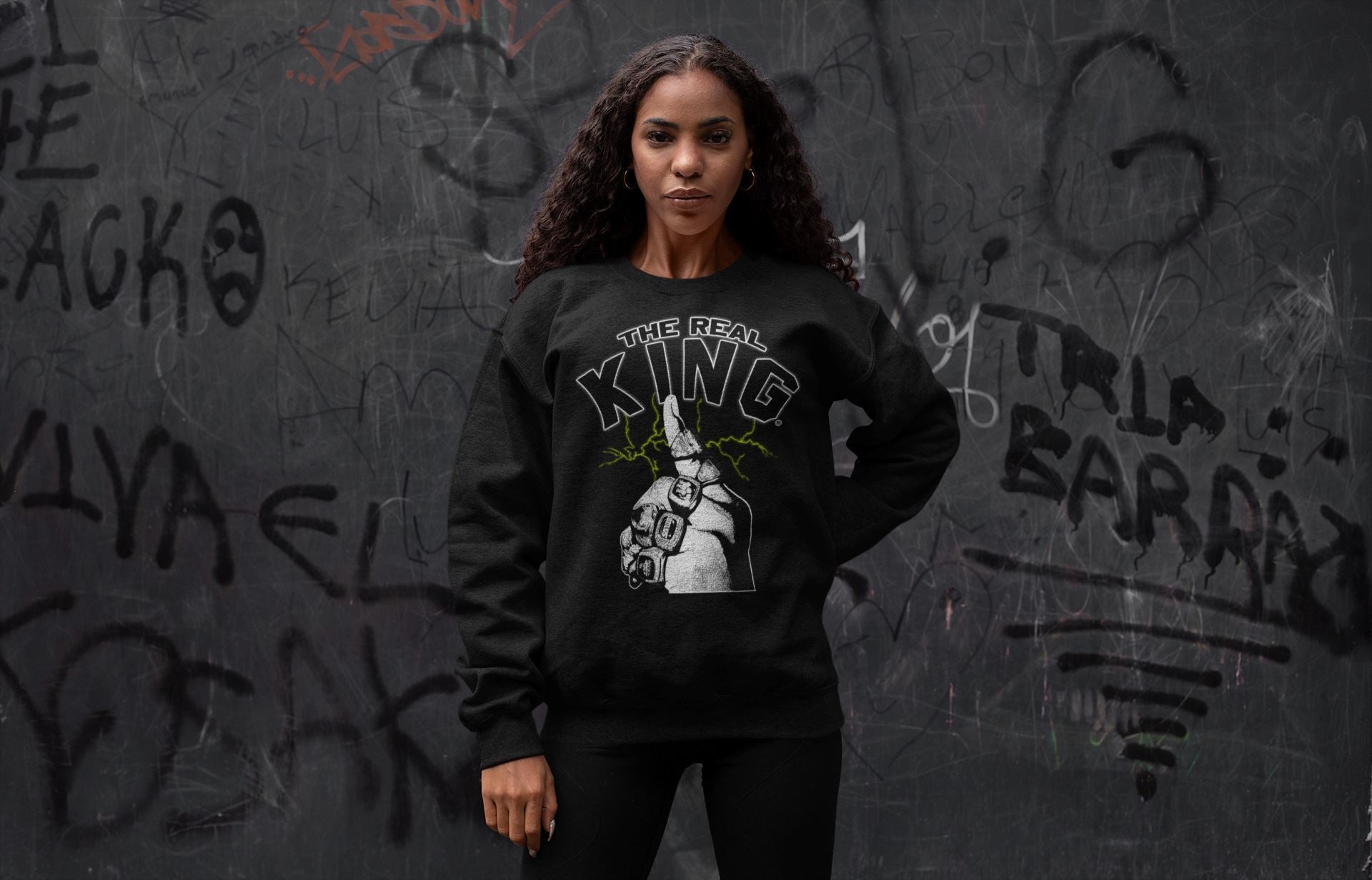 The Real King Unisex Tops - Air Jordan 1 Visionaire