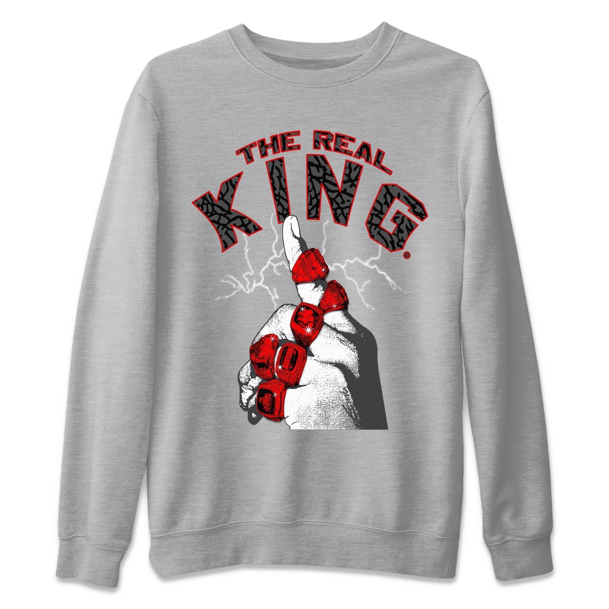 The Real King Unisex Tops - Air Jordan 3 Fire Red