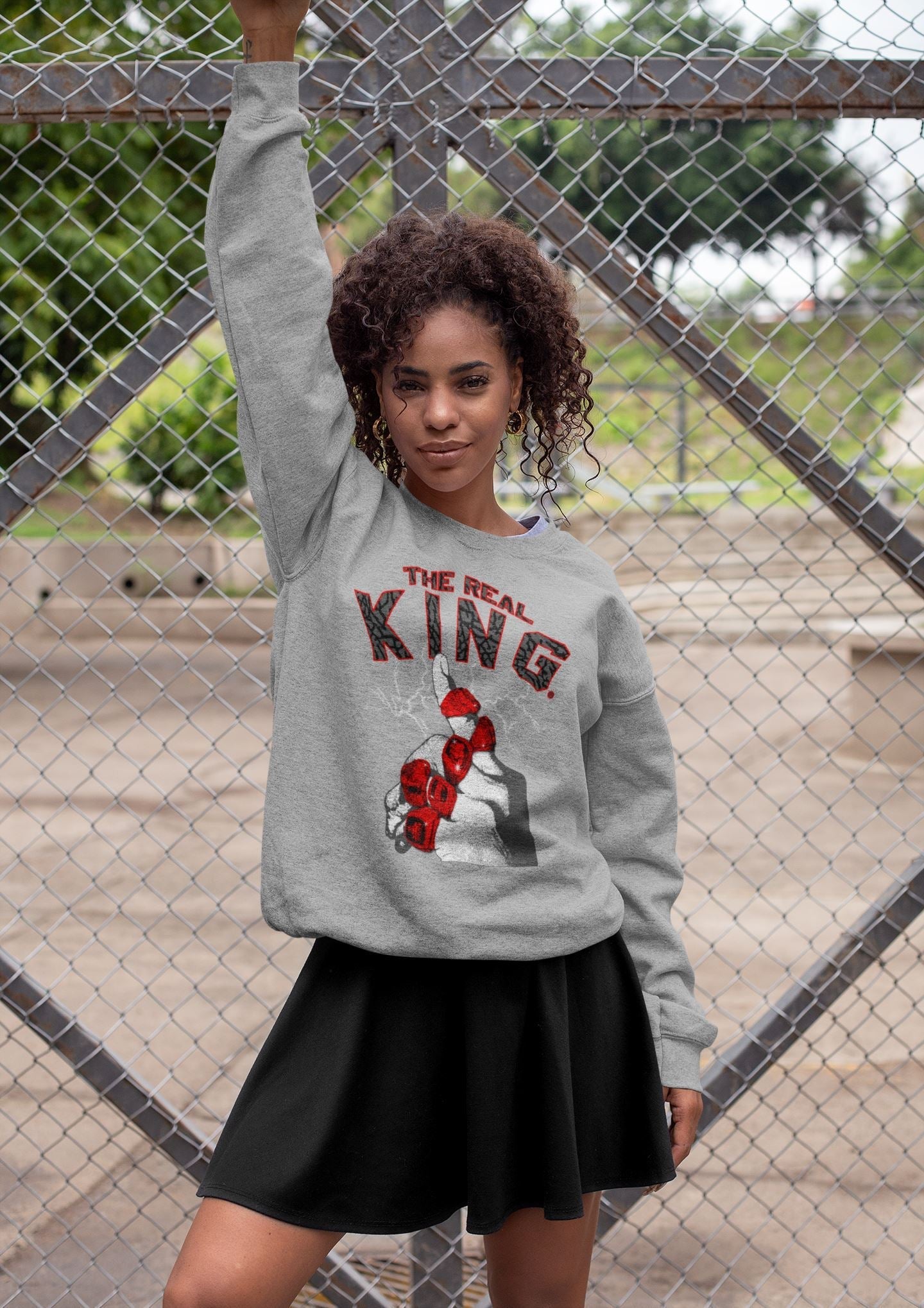 The Real King Unisex Tops - Air Jordan 3 Fire Red