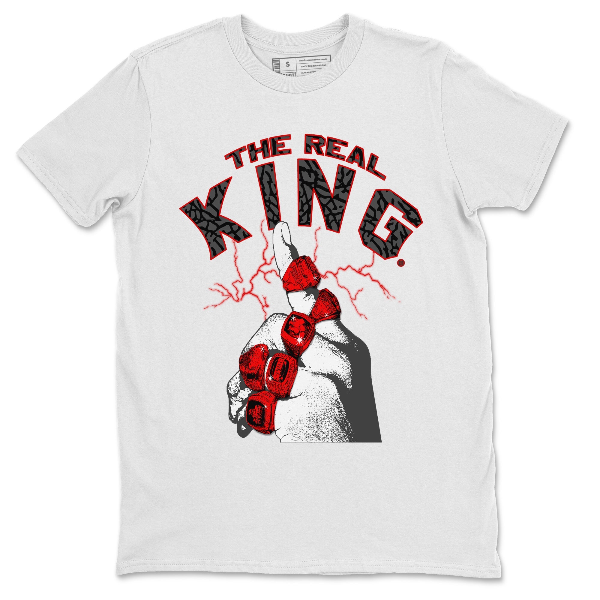 The Real King Unisex Tops - Air Jordan 3 Fire Red