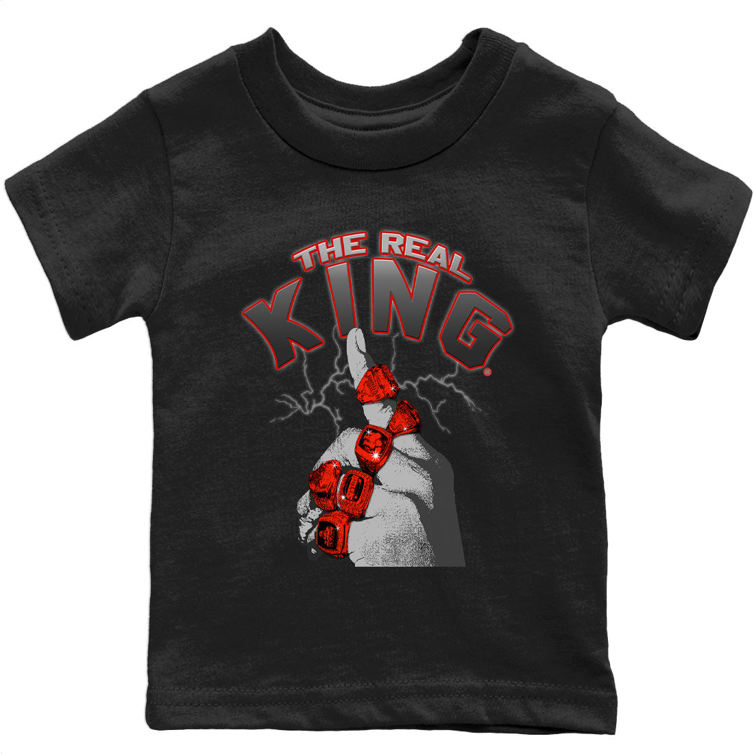 The Real King Kids Tops - Air Jordan 4 Infrared