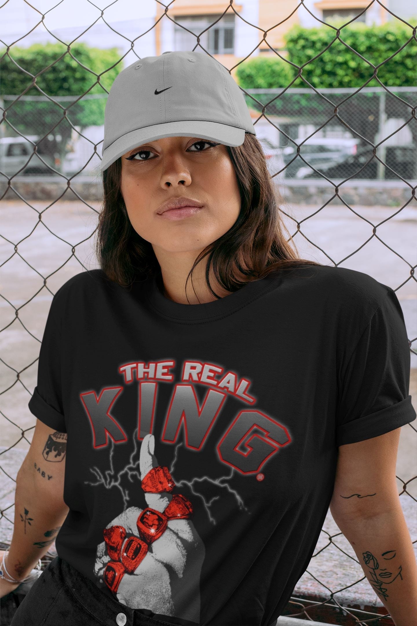 The Real King Unisex Tops - Air Jordan 4 Infrared