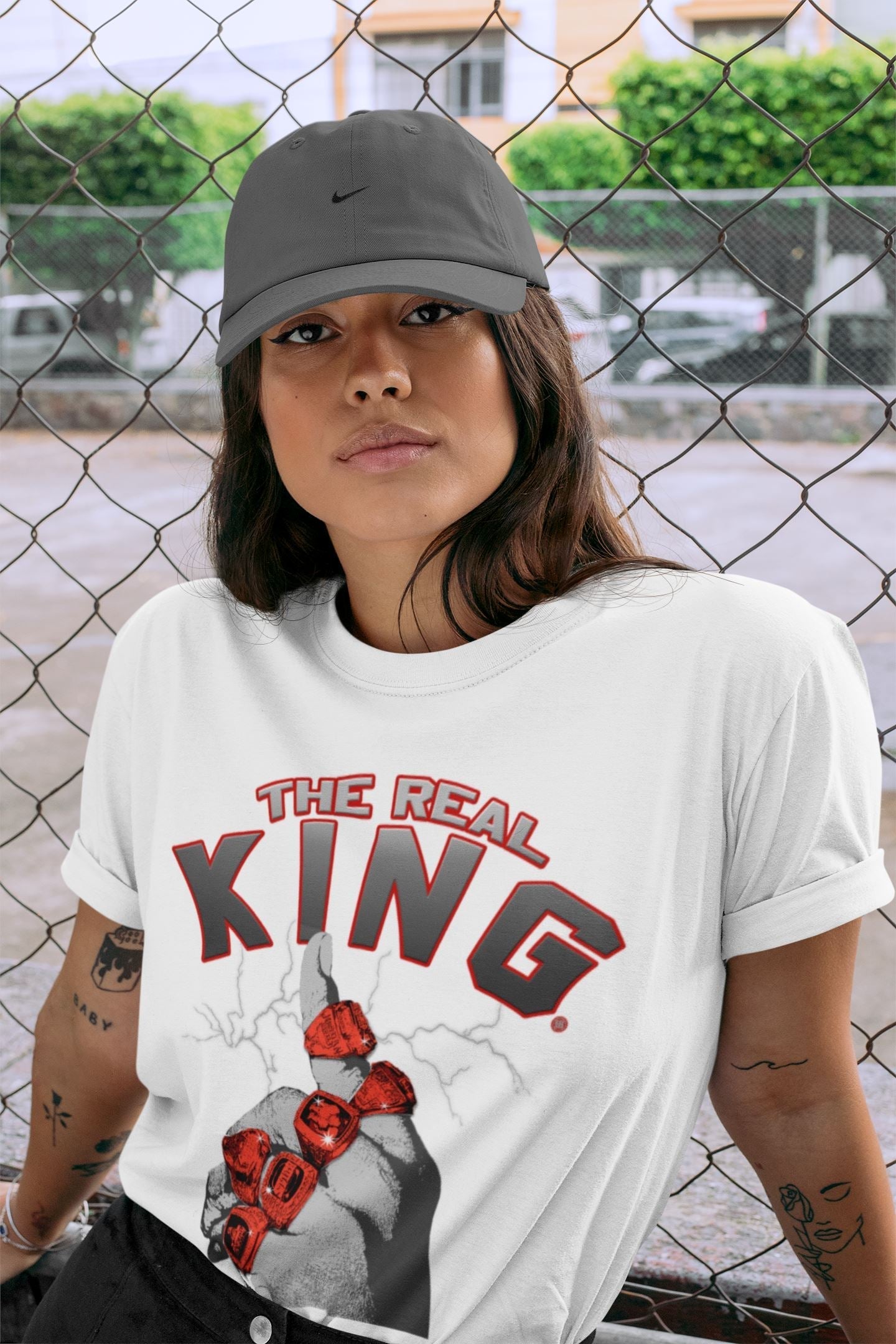 The Real King Unisex Tops - Air Jordan 4 Infrared