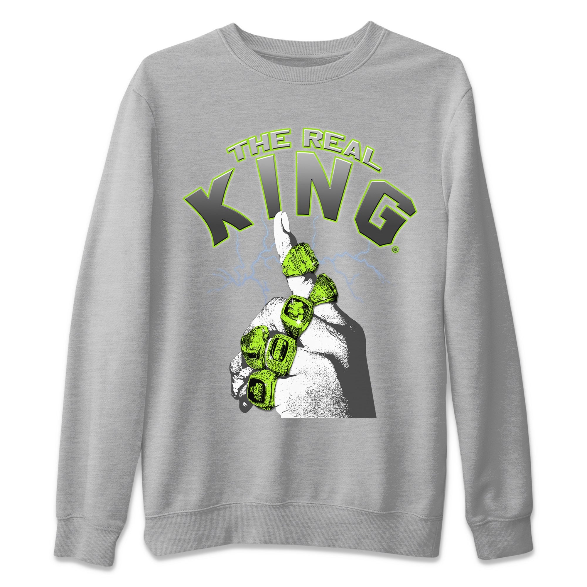 The Real King Unisex Tops - Air Jordan 5 Green Bean
