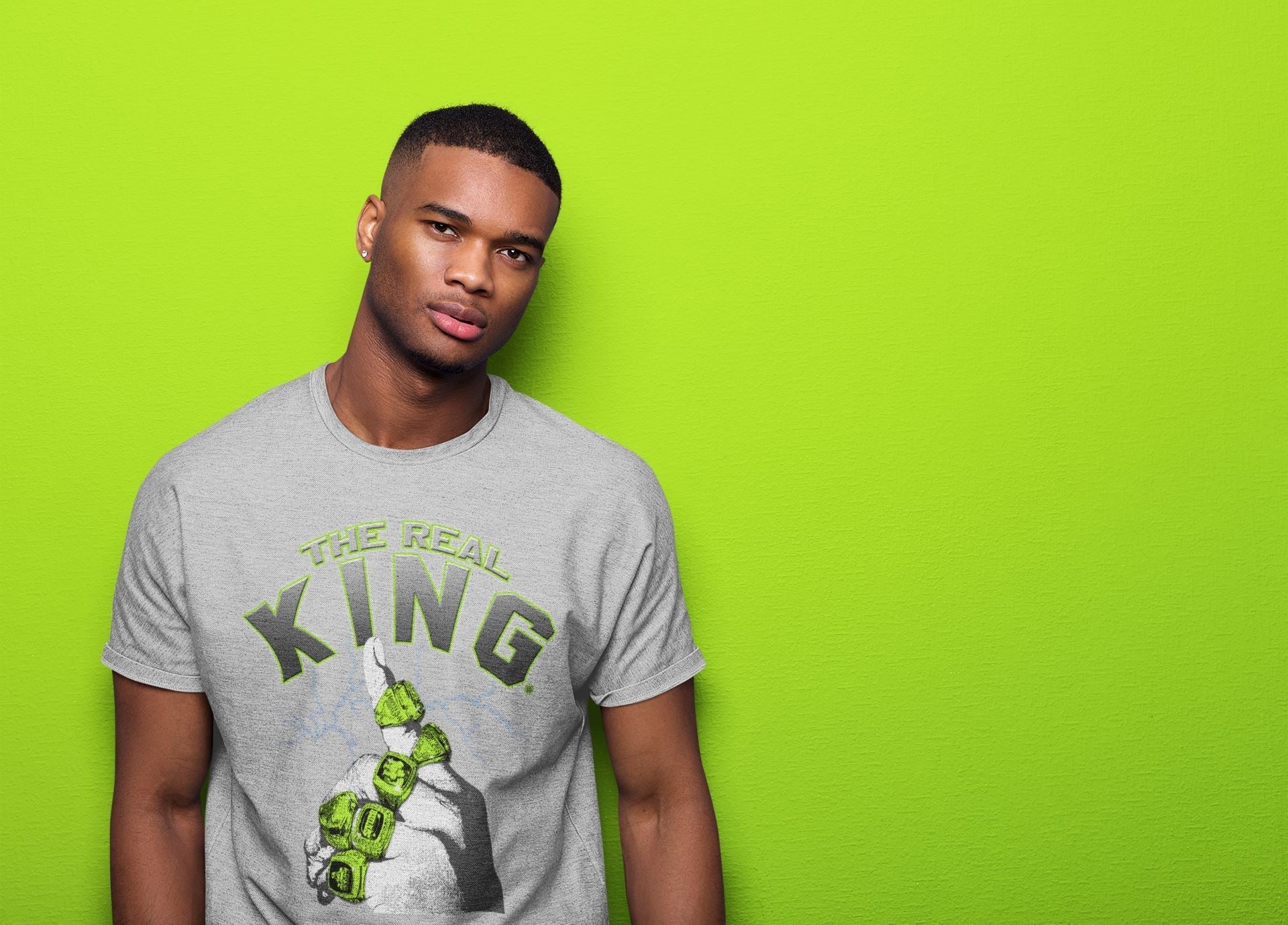 The Real King Unisex Tops - Air Jordan 5 Green Bean