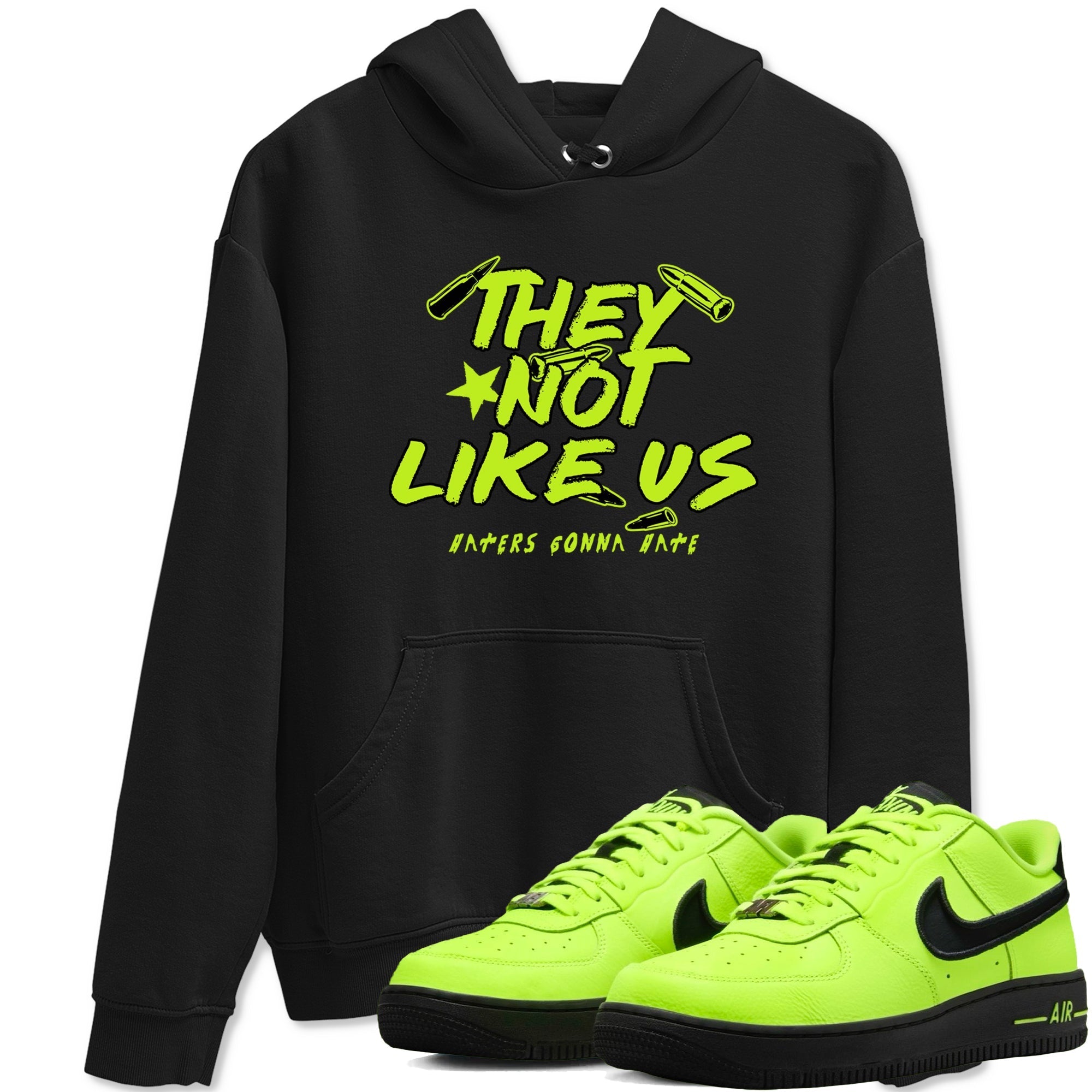 They Not Like Us snkmatch Tees - Air Force 1 Volt