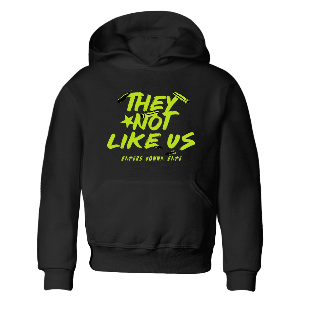 They Not Like Us snkmatch Tees Kids - Air Foamposite One Black Volt