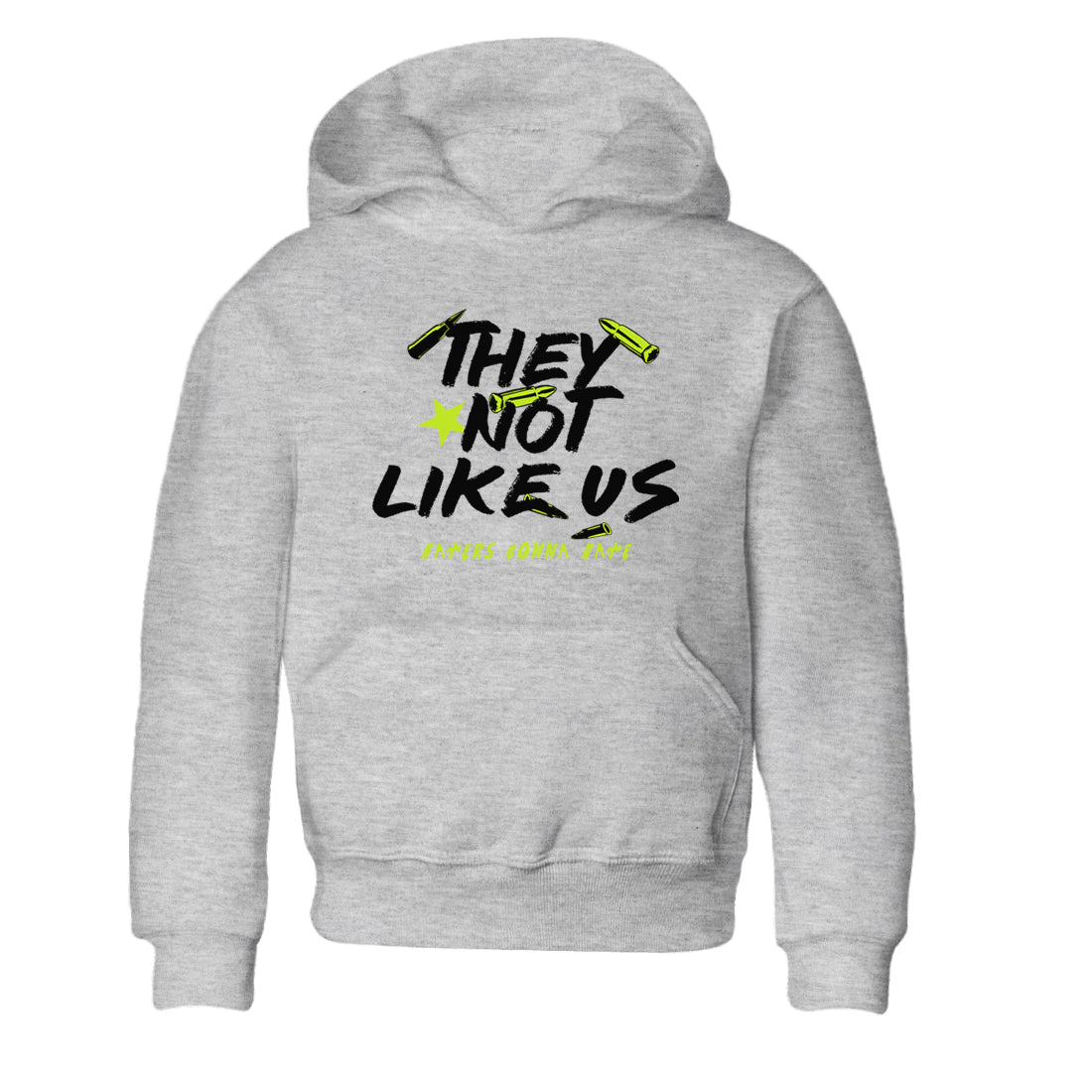 They Not Like Us snkmatch Tees Kids - Air Foamposite One Black Volt