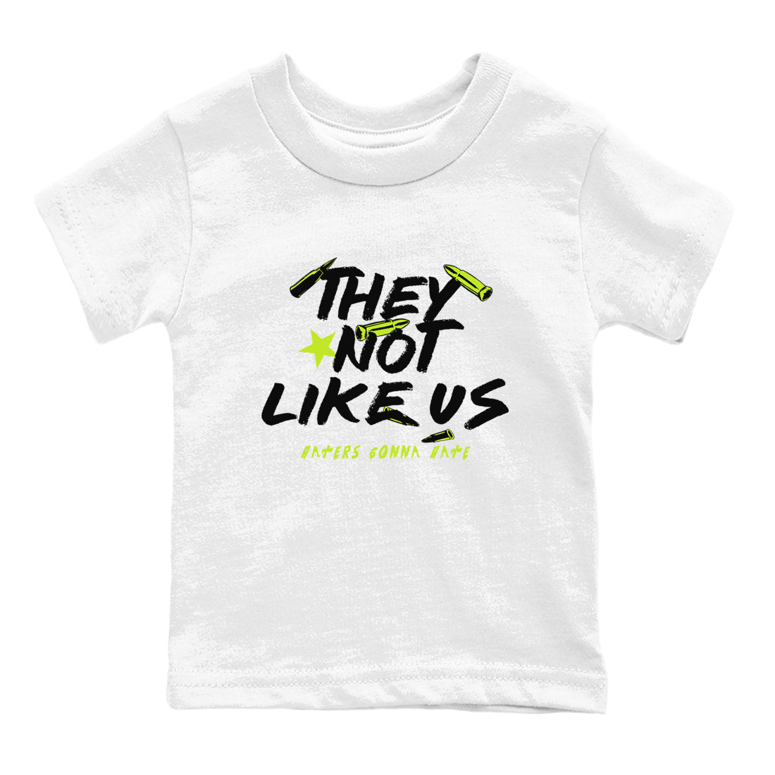 They Not Like Us snkmatch Tees Kids - Air Foamposite One Black Volt