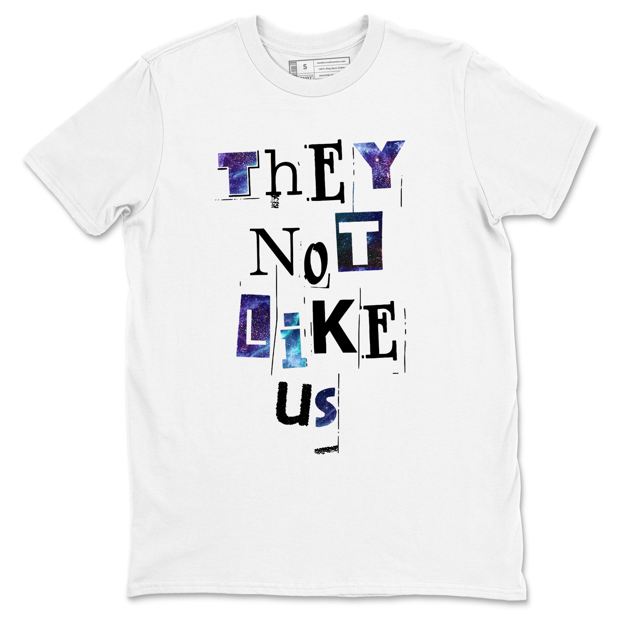 They Not Like Us snkmatch Tees - Air Foamposite One Galaxy