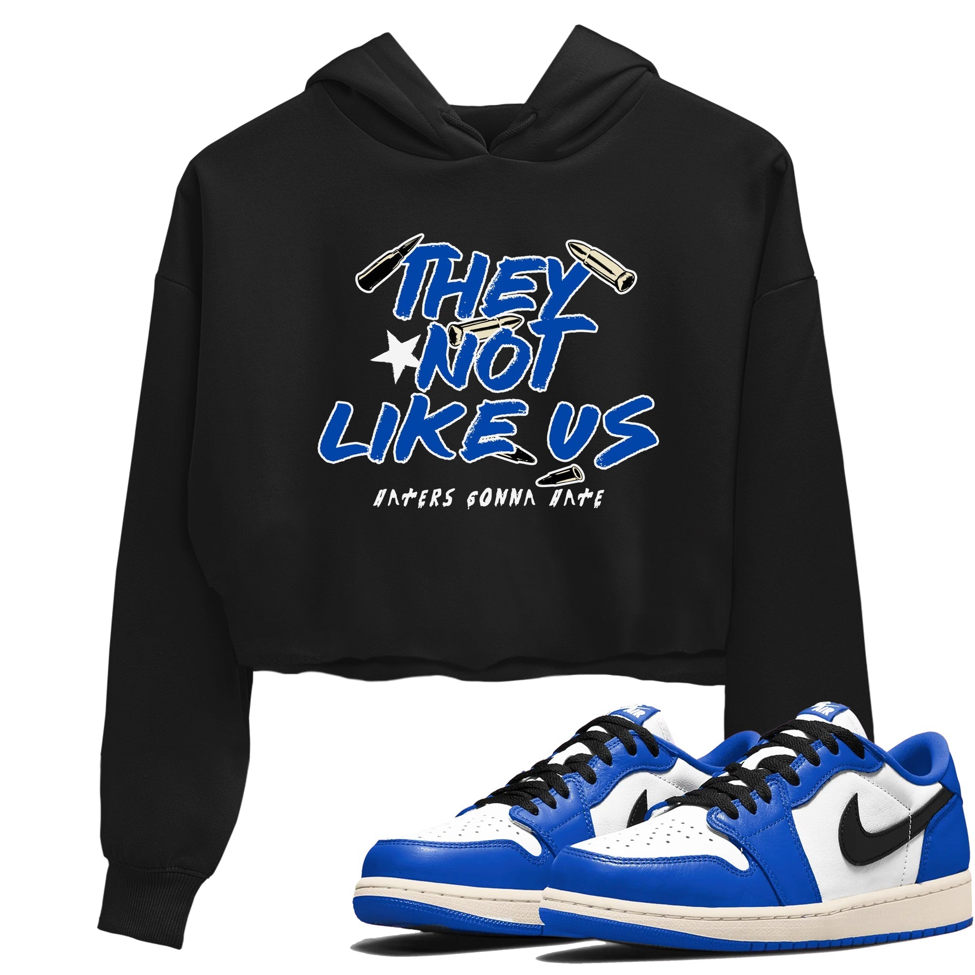 They Not Like Us snkmatch Women's Top - Air Jordan 1 Game Royal