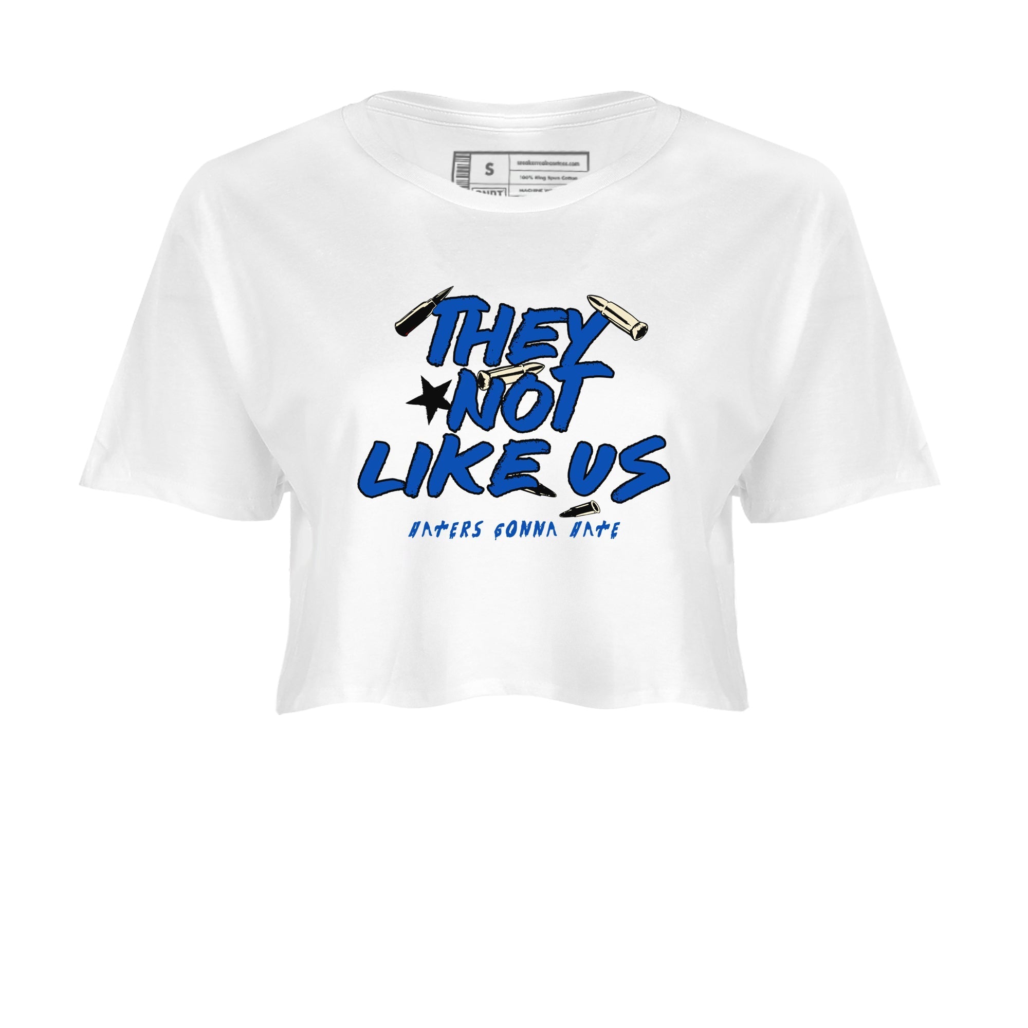 They Not Like Us snkmatch Women's Top - Air Jordan 1 Game Royal