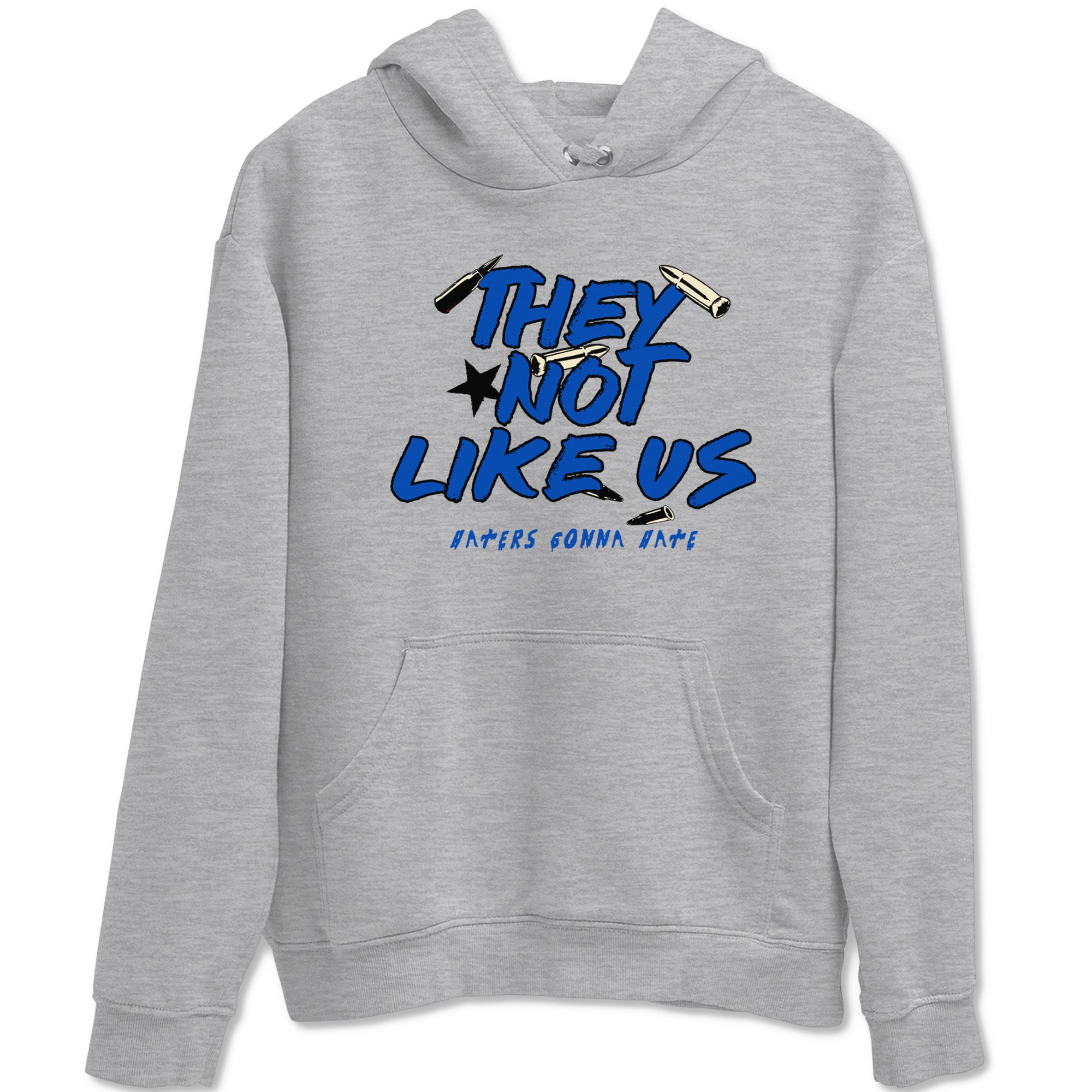 They Not Like Us snkmatch Tees - Air Jordan 1 Game Royal