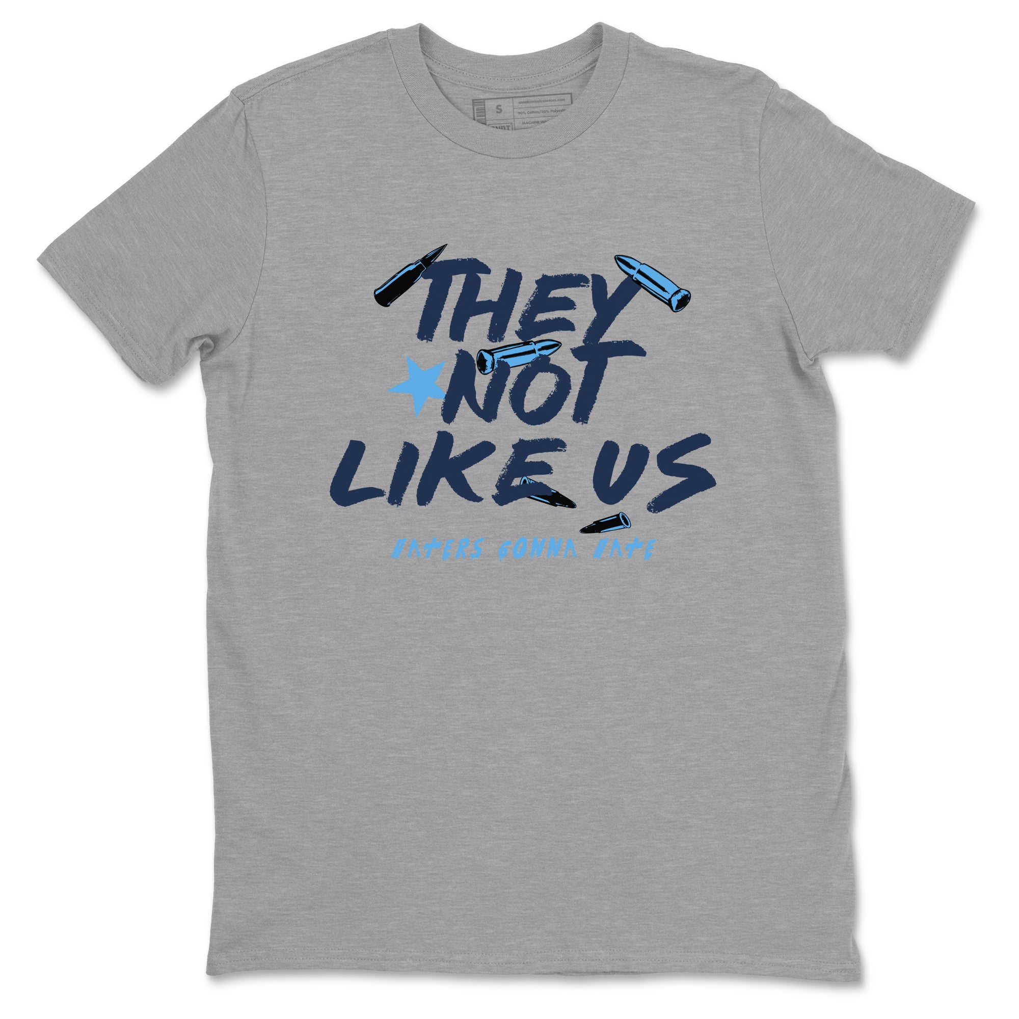 They Not Like Us snkmatch Tees - Air Jordan 1 Obsidian