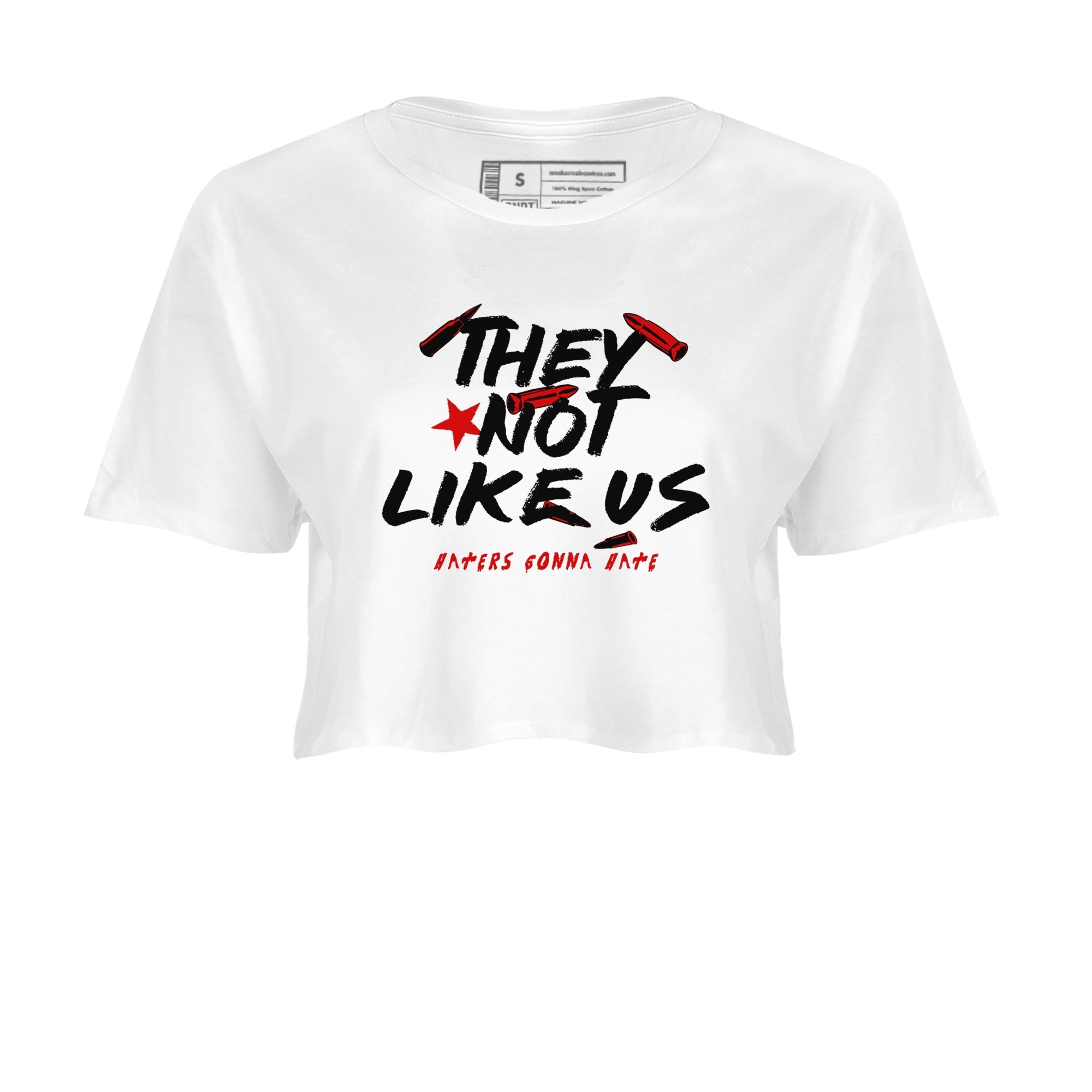 They Not Like Us snkmatch Women's Top - Air Jordan 11 Bred Velvet