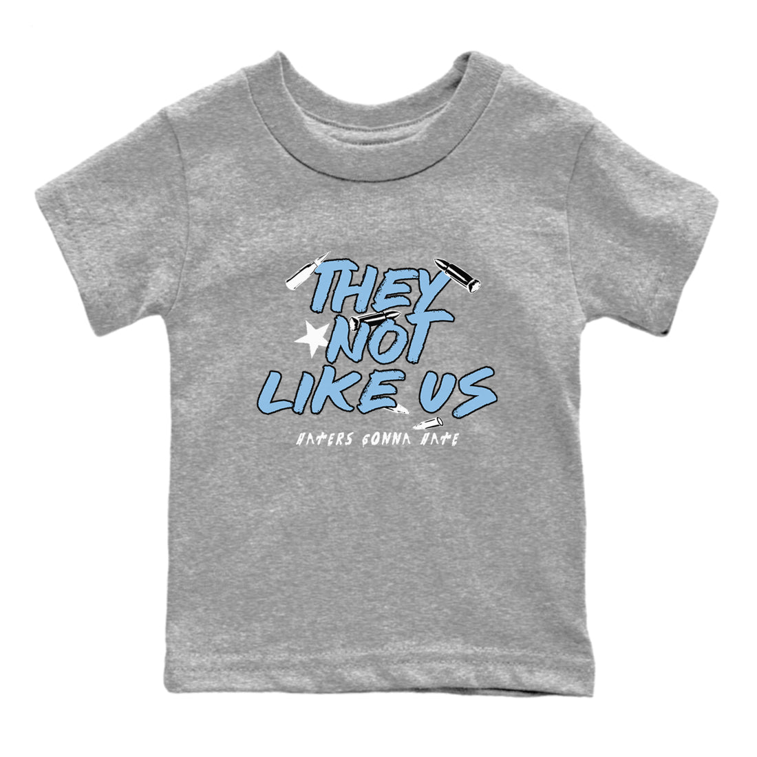 They Not Like Us snkmatch Tees Kids - Air Jordan 11 Legend Blue