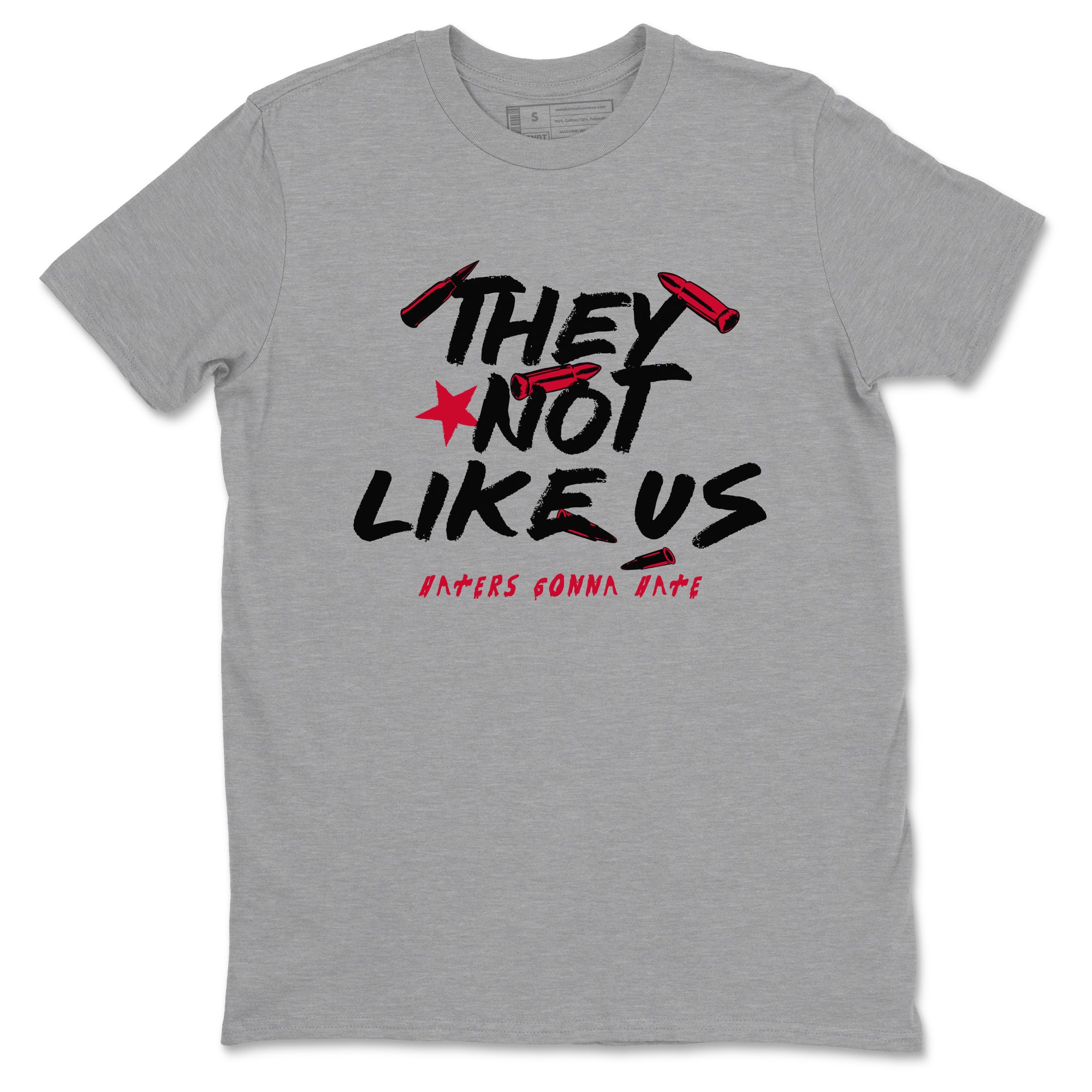 They Not Like Us snkmatch Tees - Air Jordan 12 Flu Game