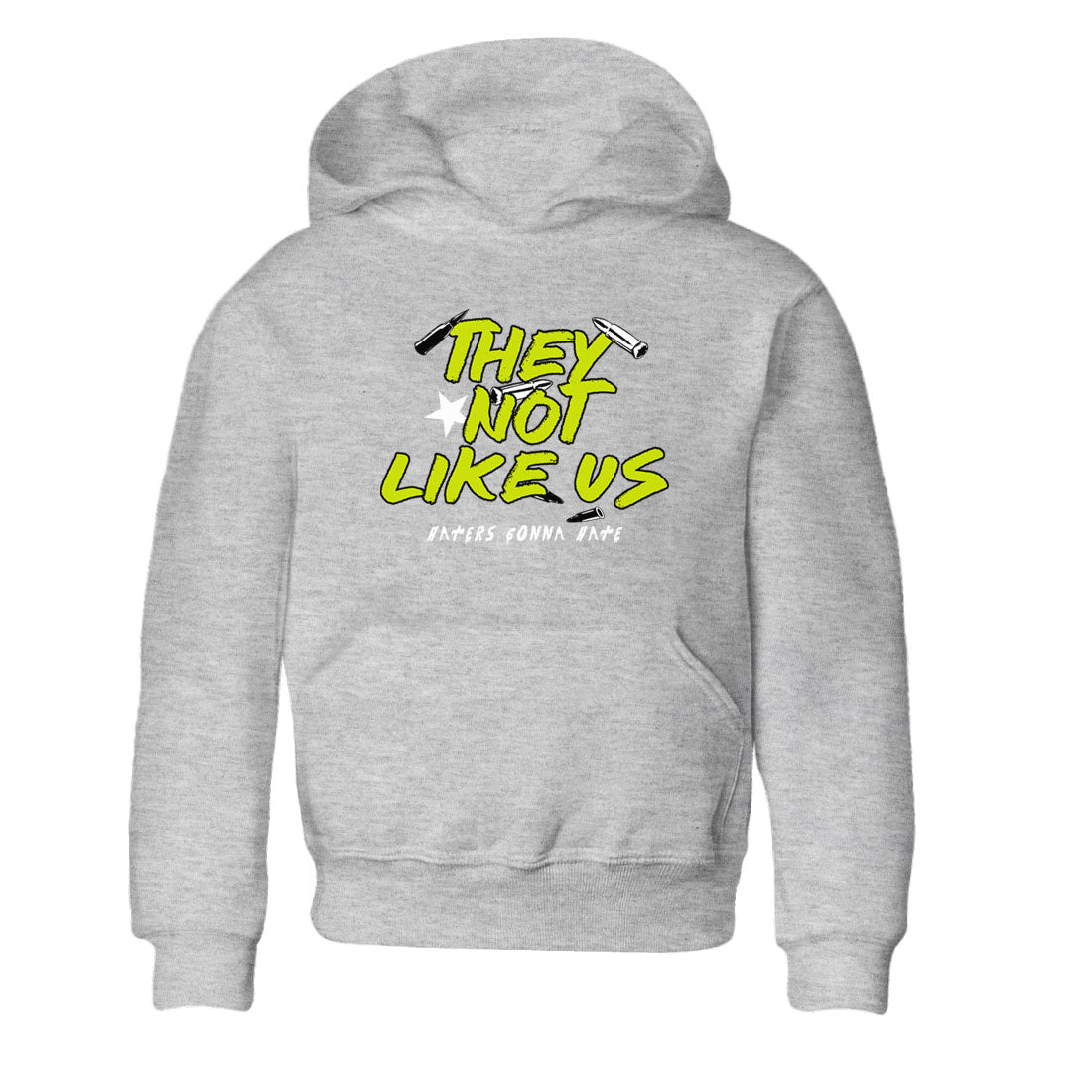 They Not Like Us snkmatch Tees Kids - Air Jordan 13 Bright Cactus