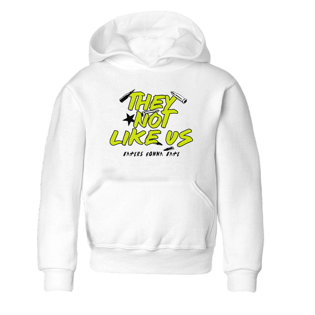They Not Like Us snkmatch Tees Kids - Air Jordan 13 Bright Cactus