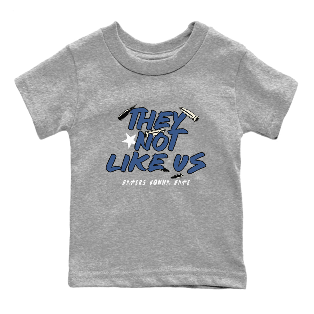 They Not Like Us snkmatch Tees Kids - Air Jordan 3 A Ma Maniere x Diffused Blue