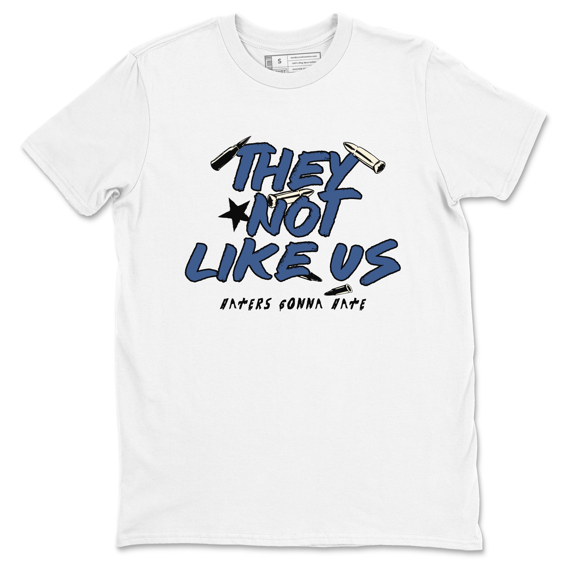 They Not Like Us snkmatch Tees - Air Jordan 3 A Ma Maniere x Diffused Blue