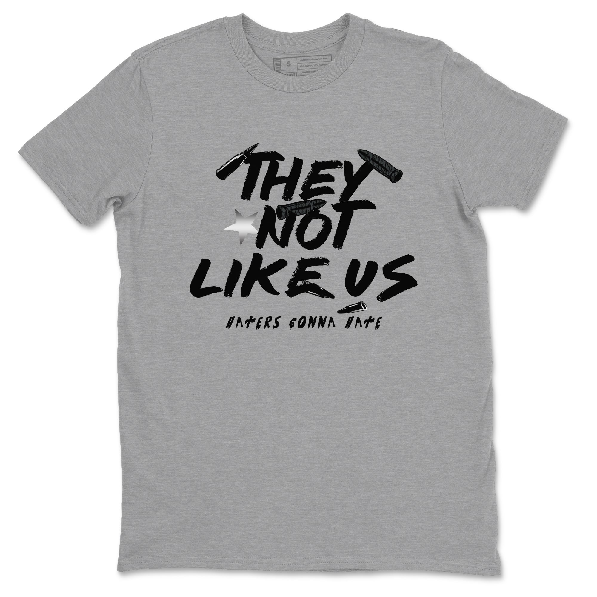 They Not Like Us snkmatch Tees - Air Jordan 3 Black Cat