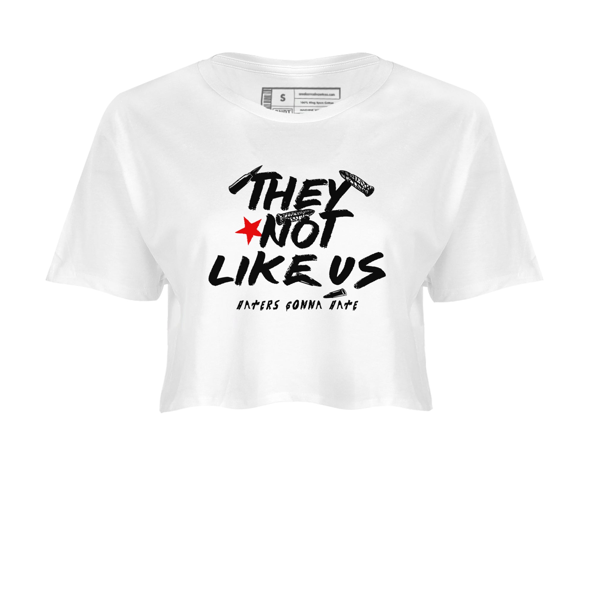 They Not Like Us snkmatch Women's Top - Air Jordan 3 Black Cement