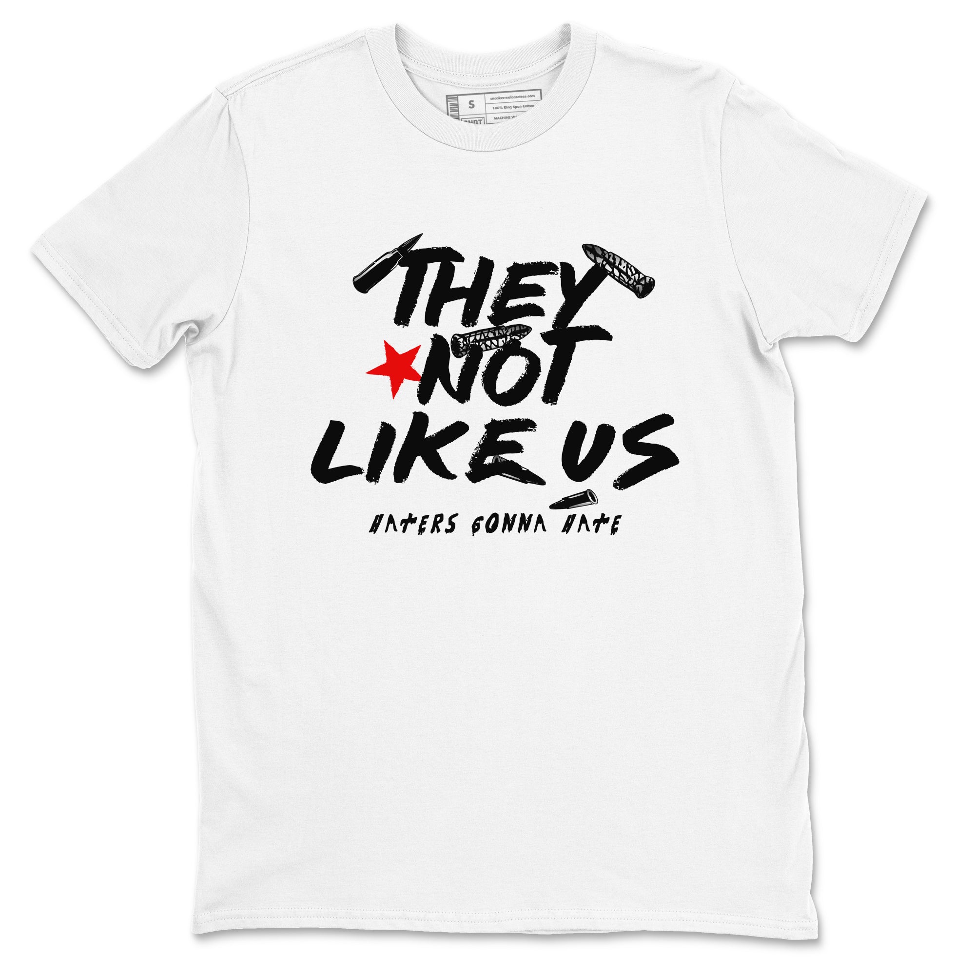 They Not Like Us snkmatch Tees - Air Jordan 3 Black Cement