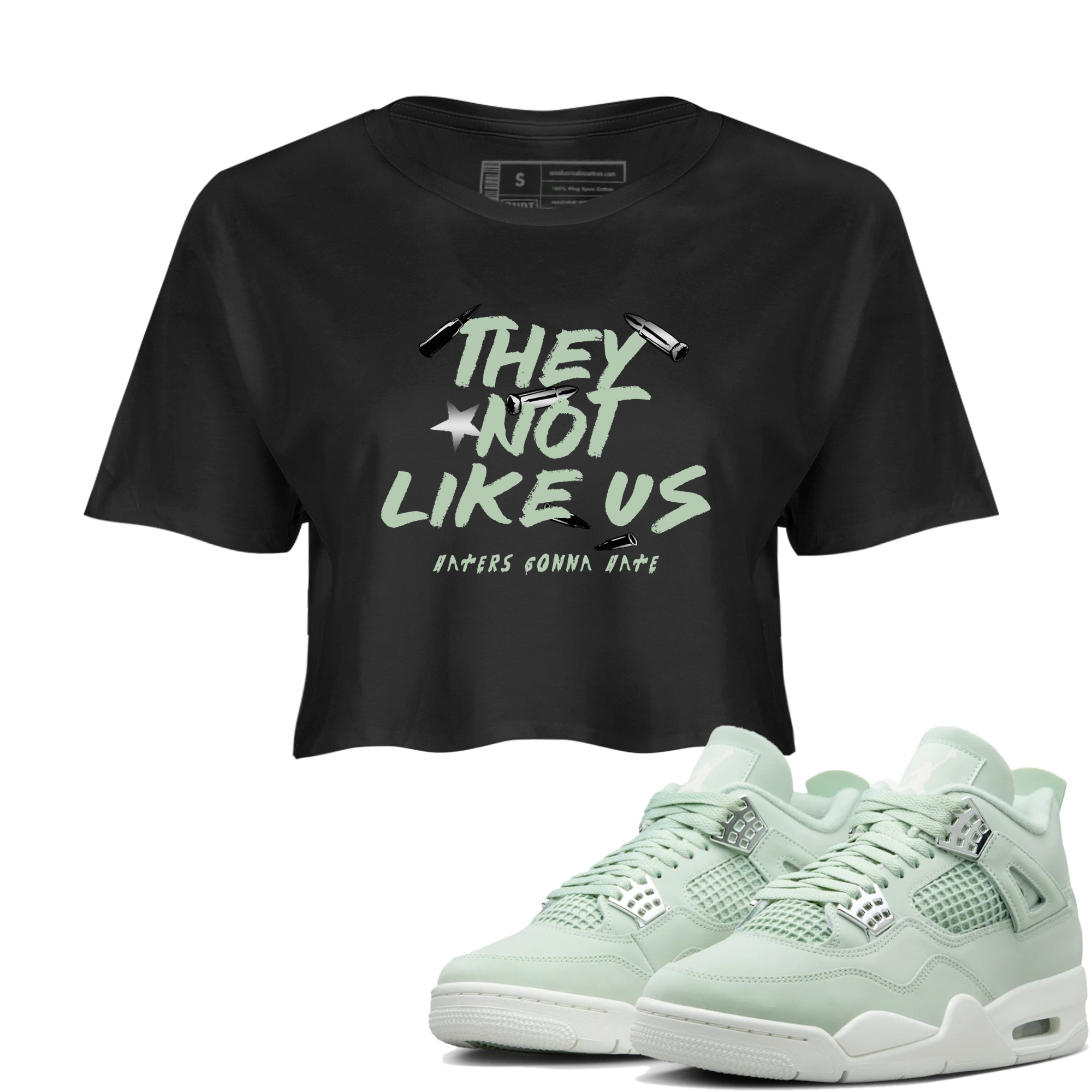They Not Like Us snkmatch Women's Top - Air Jordan 4 Abundance