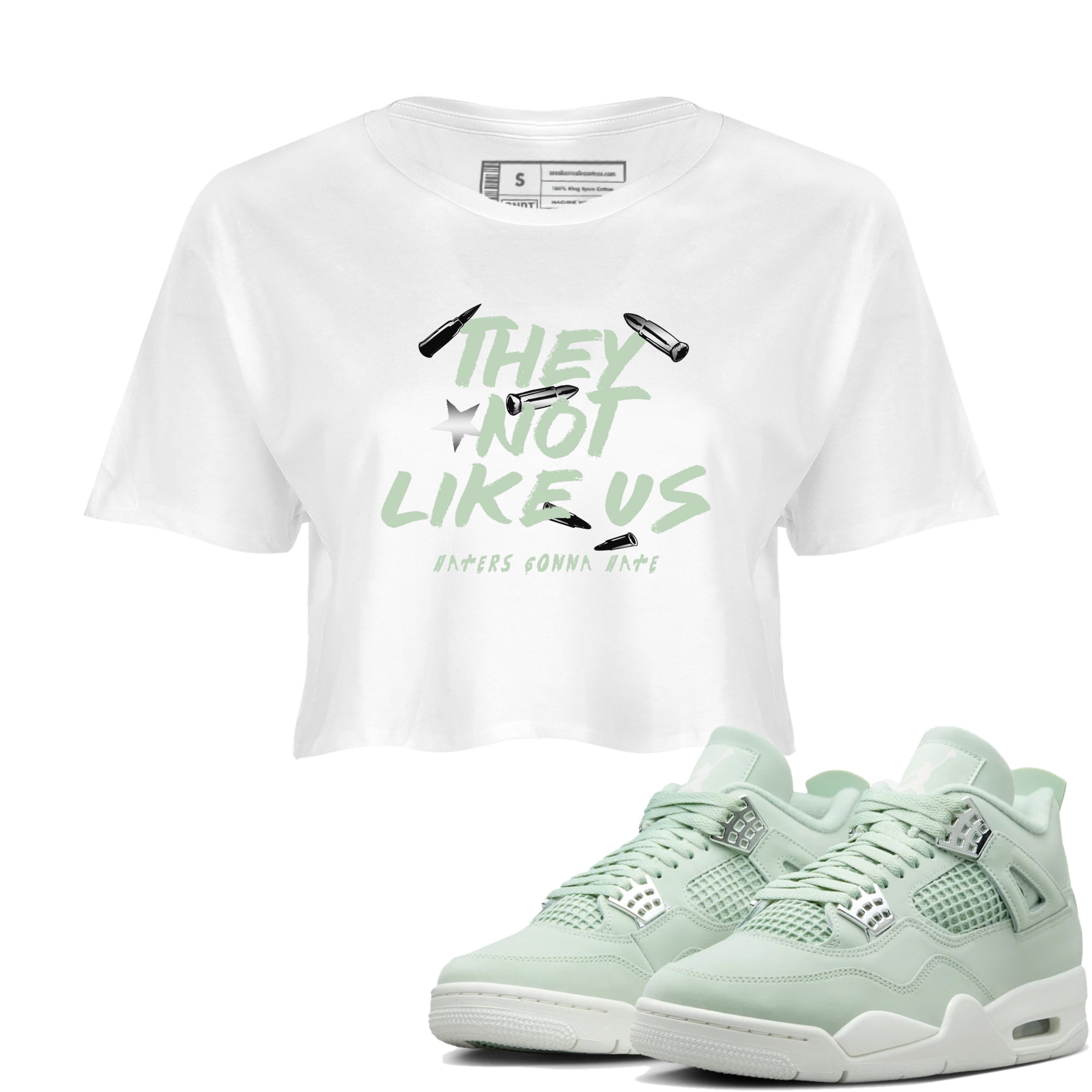They Not Like Us snkmatch Women's Top - Air Jordan 4 Abundance
