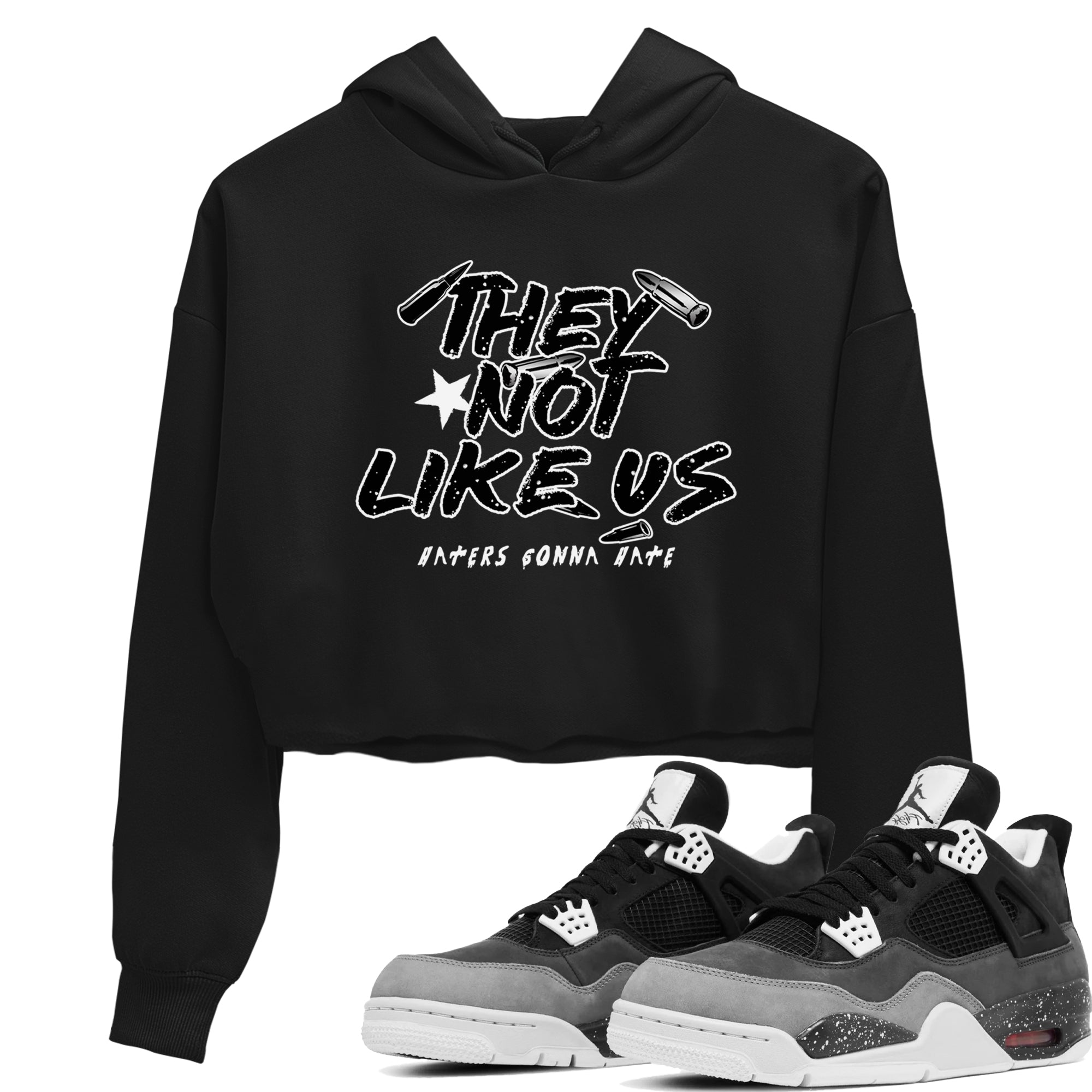 They Not Like Us snkmatch Women's Top - Air Jordan 4 Fear