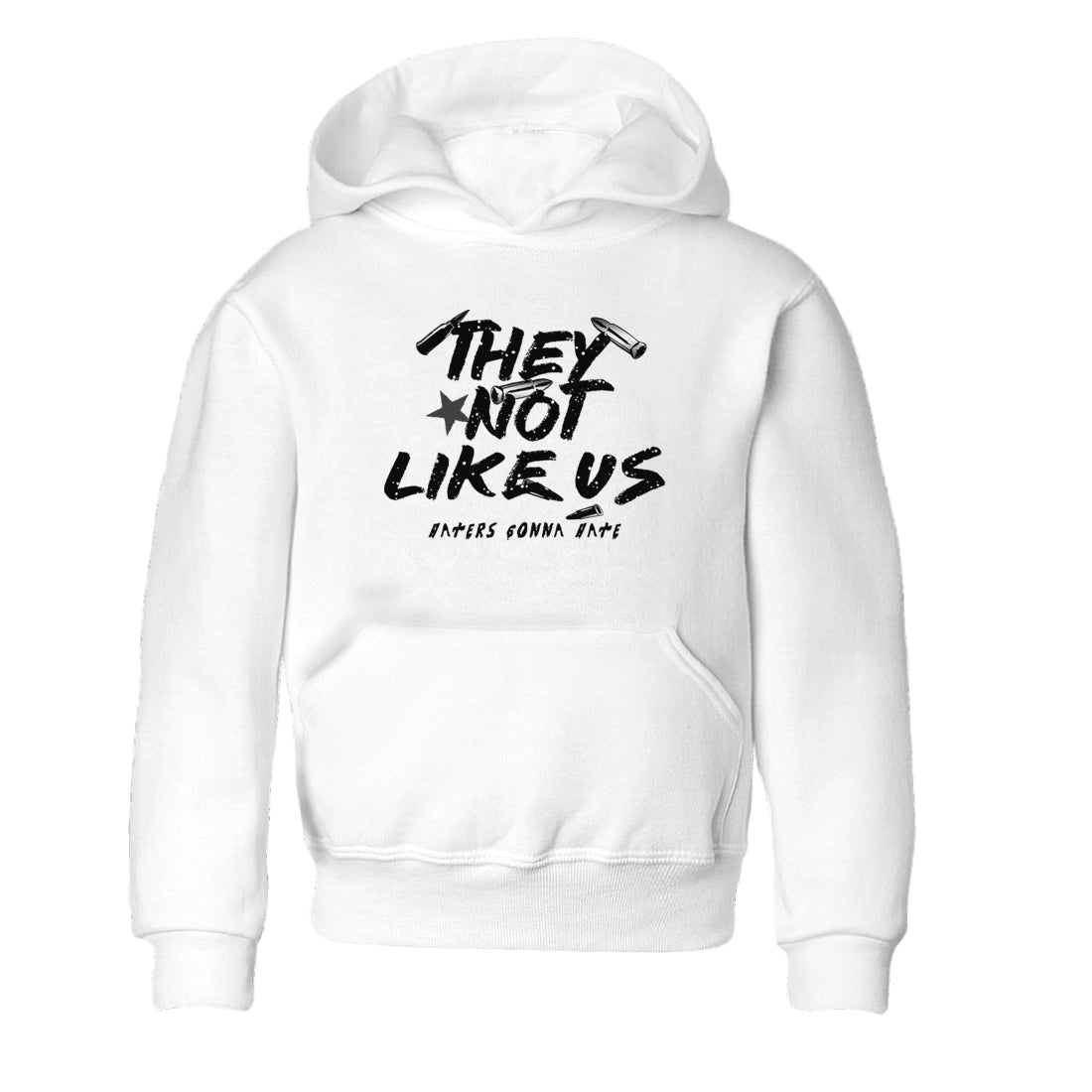 They Not Like Us snkmatch Tees Kids - Air Jordan 4 Fear