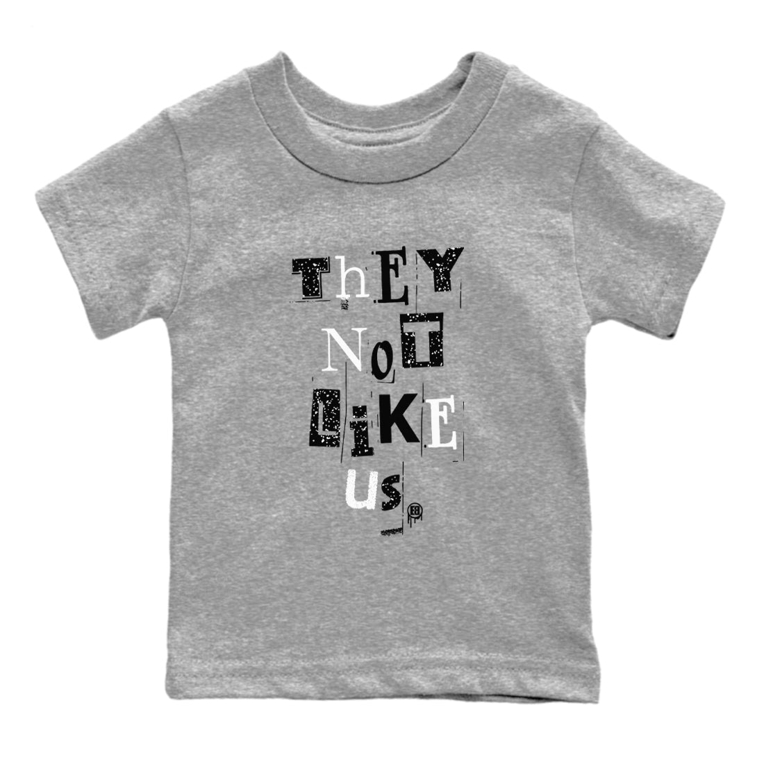 Vintage They Not Like Us snkmatch Tees Kids - Air Jordan 4 Fear