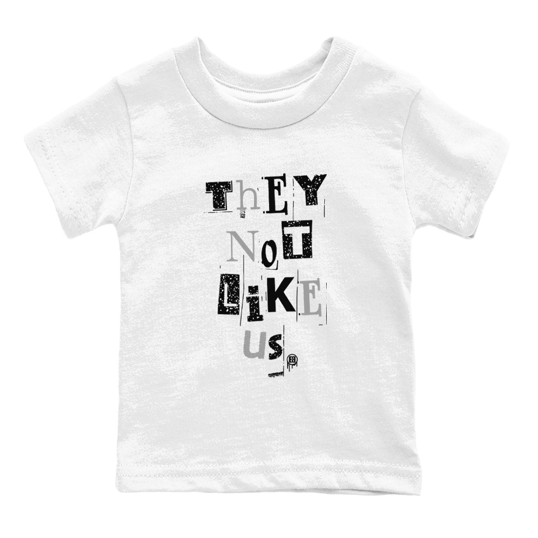 Vintage They Not Like Us snkmatch Tees Kids - Air Jordan 4 Fear